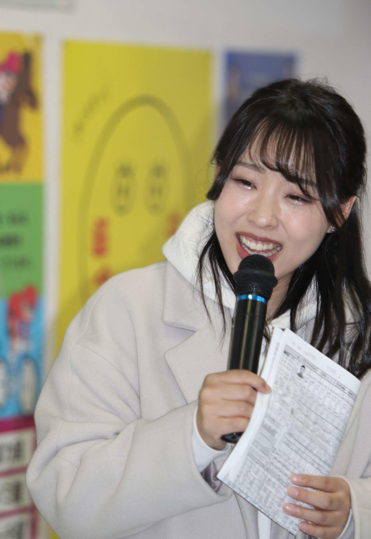 競輪イベントにゲスト出演した21年ガールズグランプリ優勝の高木さん