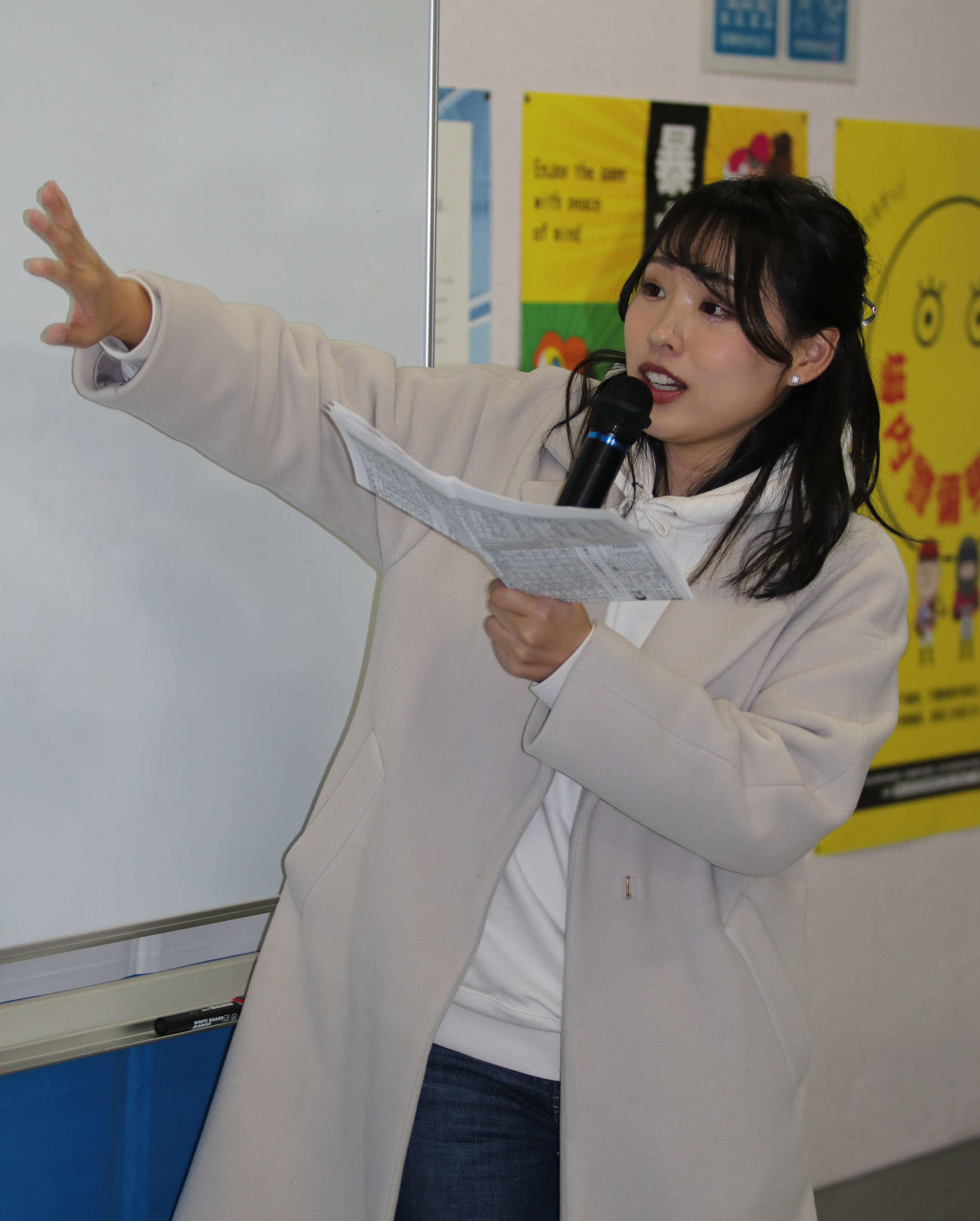競輪イベントにゲスト出演した21年ガールズグランプリ優勝の高木さん