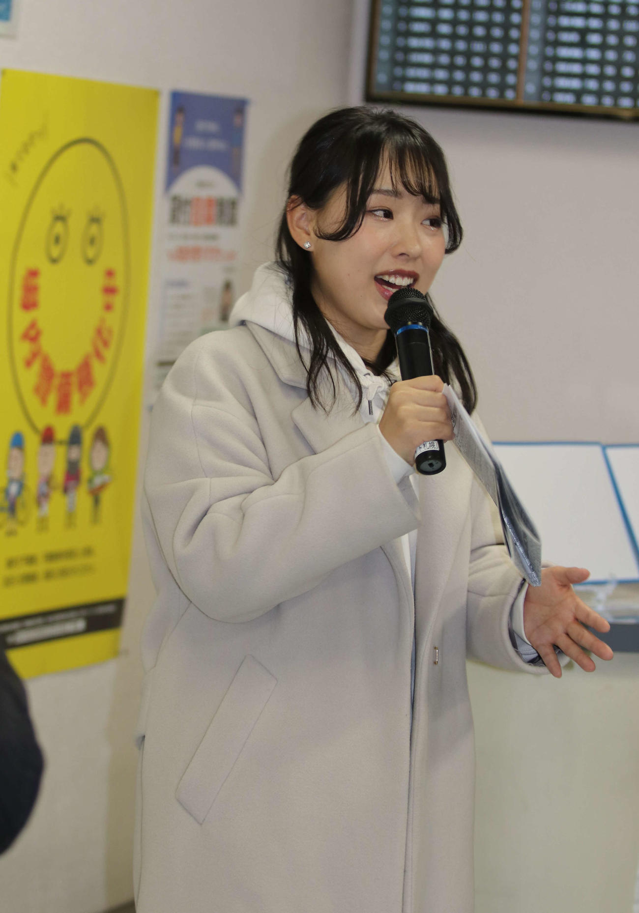 競輪イベントにゲスト出演した21年ガールズグランプリ優勝の高木さん
