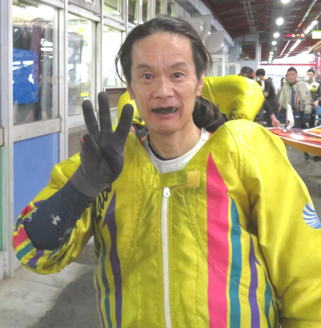 今節3勝目を喜ぶ滝沢芳行