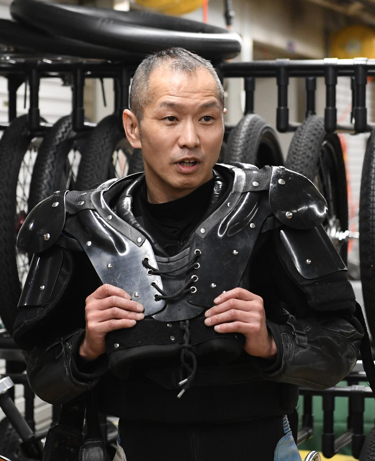 一般戦3Rで1着の西原智昭（撮影・柴田隆二）