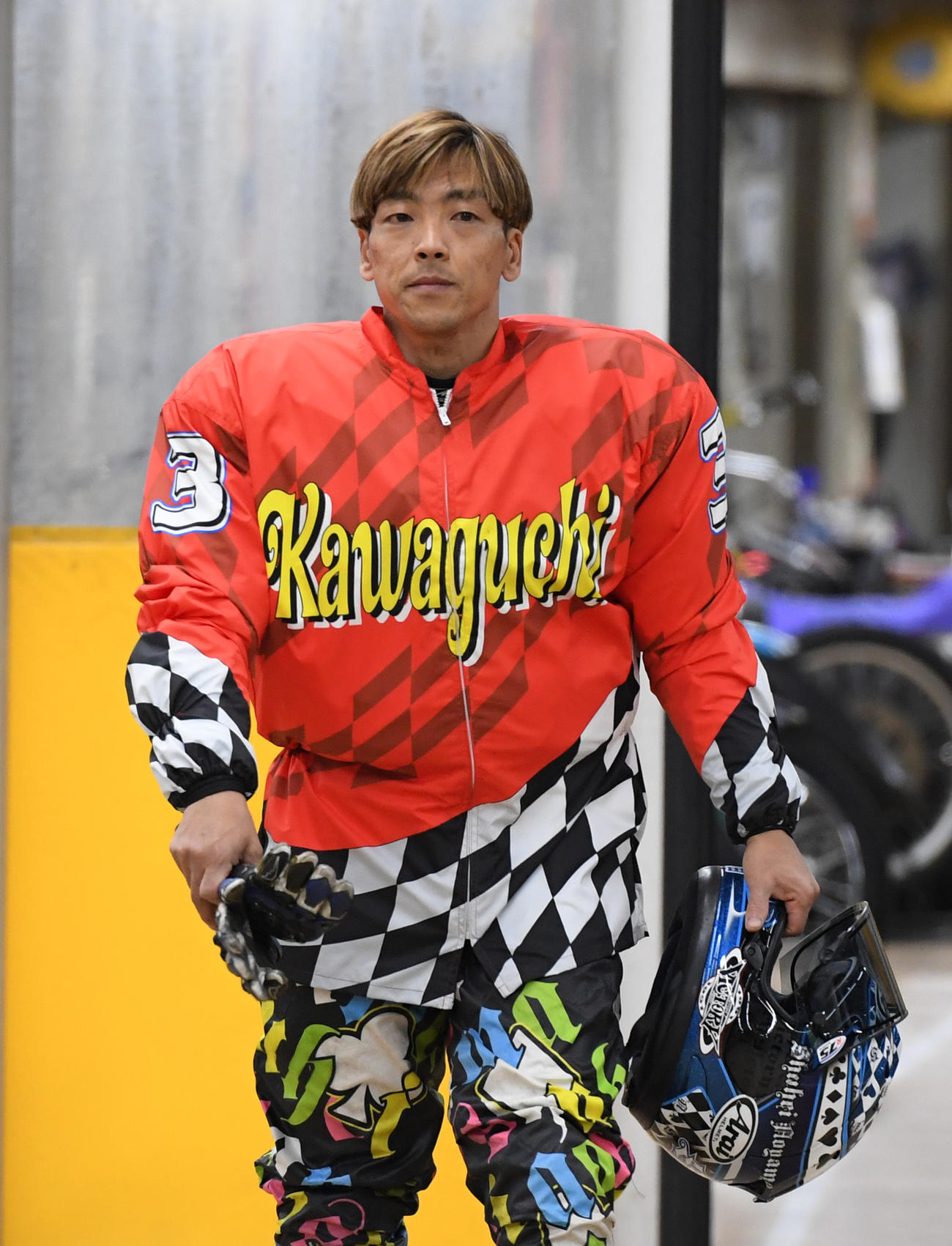 優勝戦に臨む青山周平（撮影・柴田隆二）
