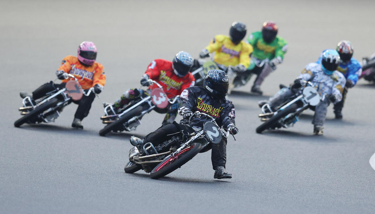 全日本選抜優勝戦、1着金子大輔（2）、2着鈴木圭一郎（1）、3着有吉辰也（7）（撮影・柴田隆二）