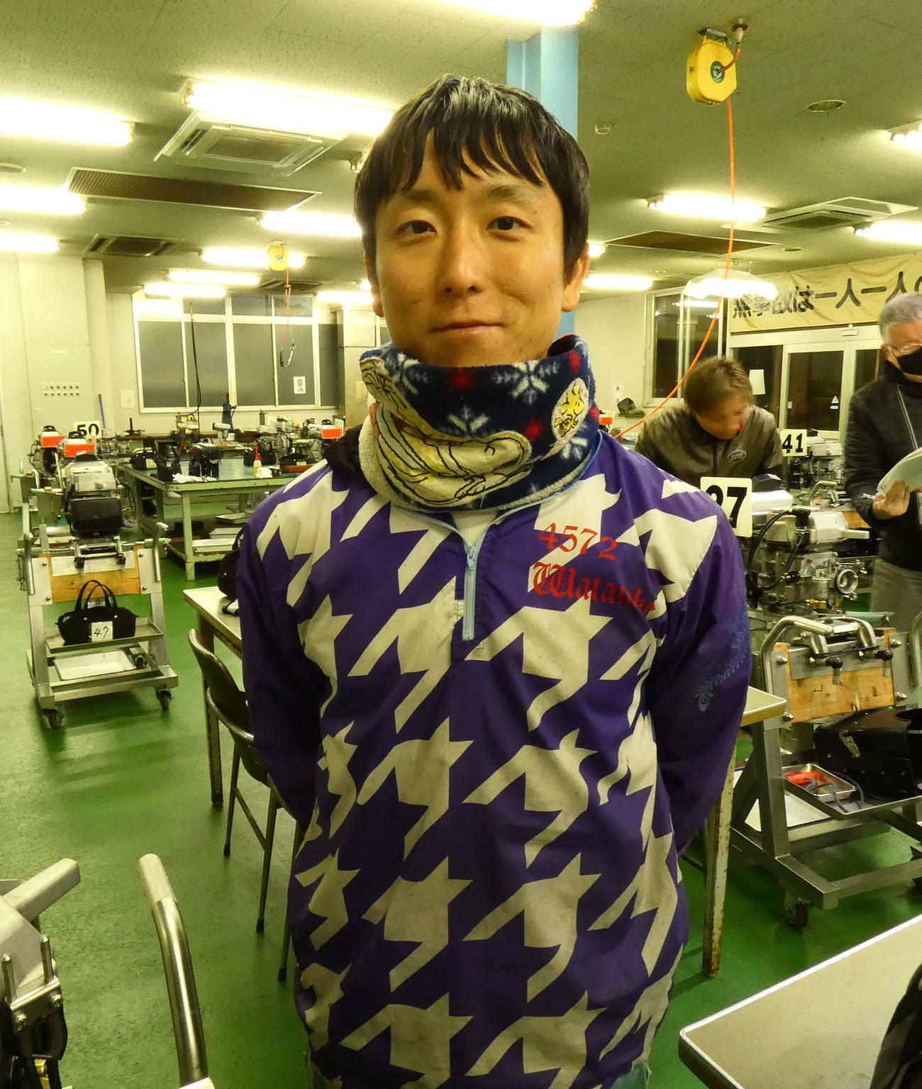 食にこだわりのある渡部悟の初日は10R1枠だ（撮影・前原一樹）