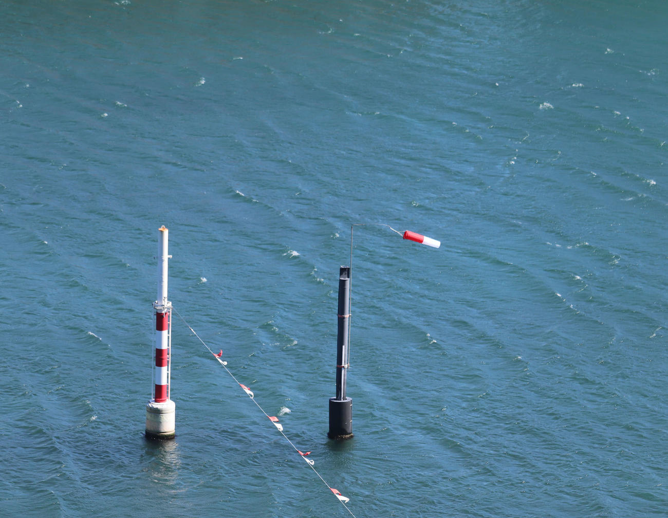 中止、順延発表前の浜名湖ボートの競走水面