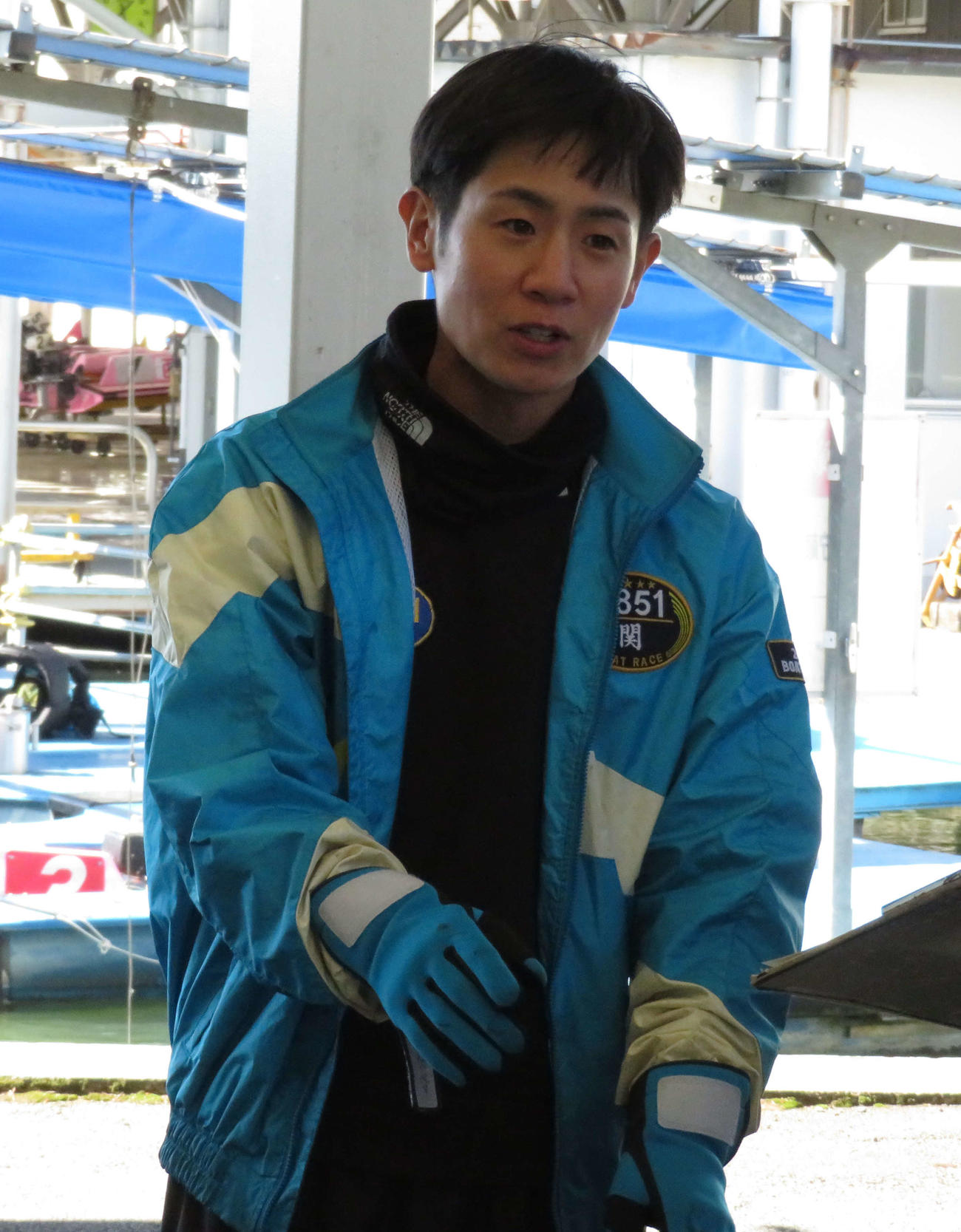 関浩哉が男子の予選1位通過を決めた