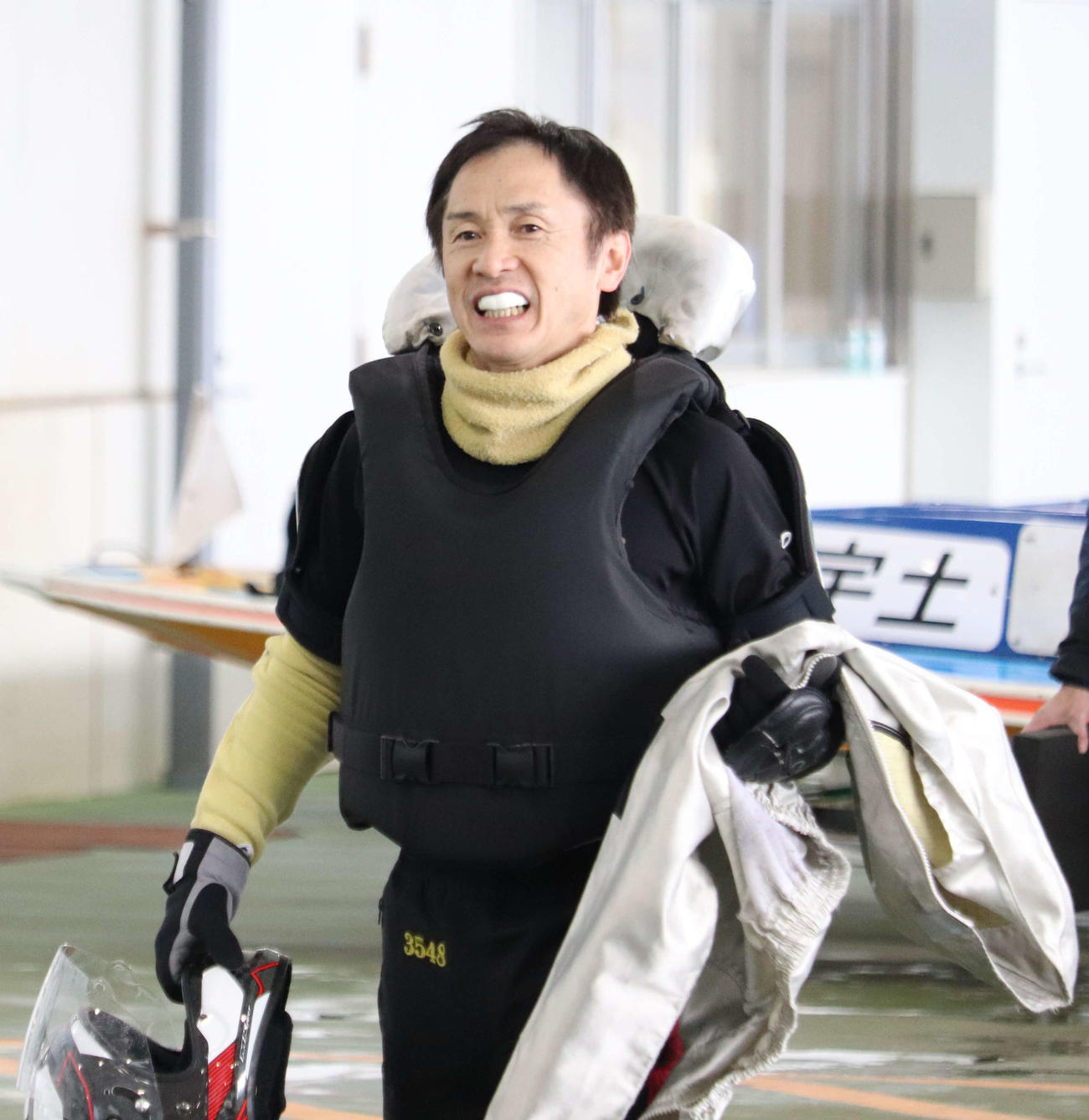 室田泰史の小気味いい速攻がさえている（撮影・工藤浩伸）