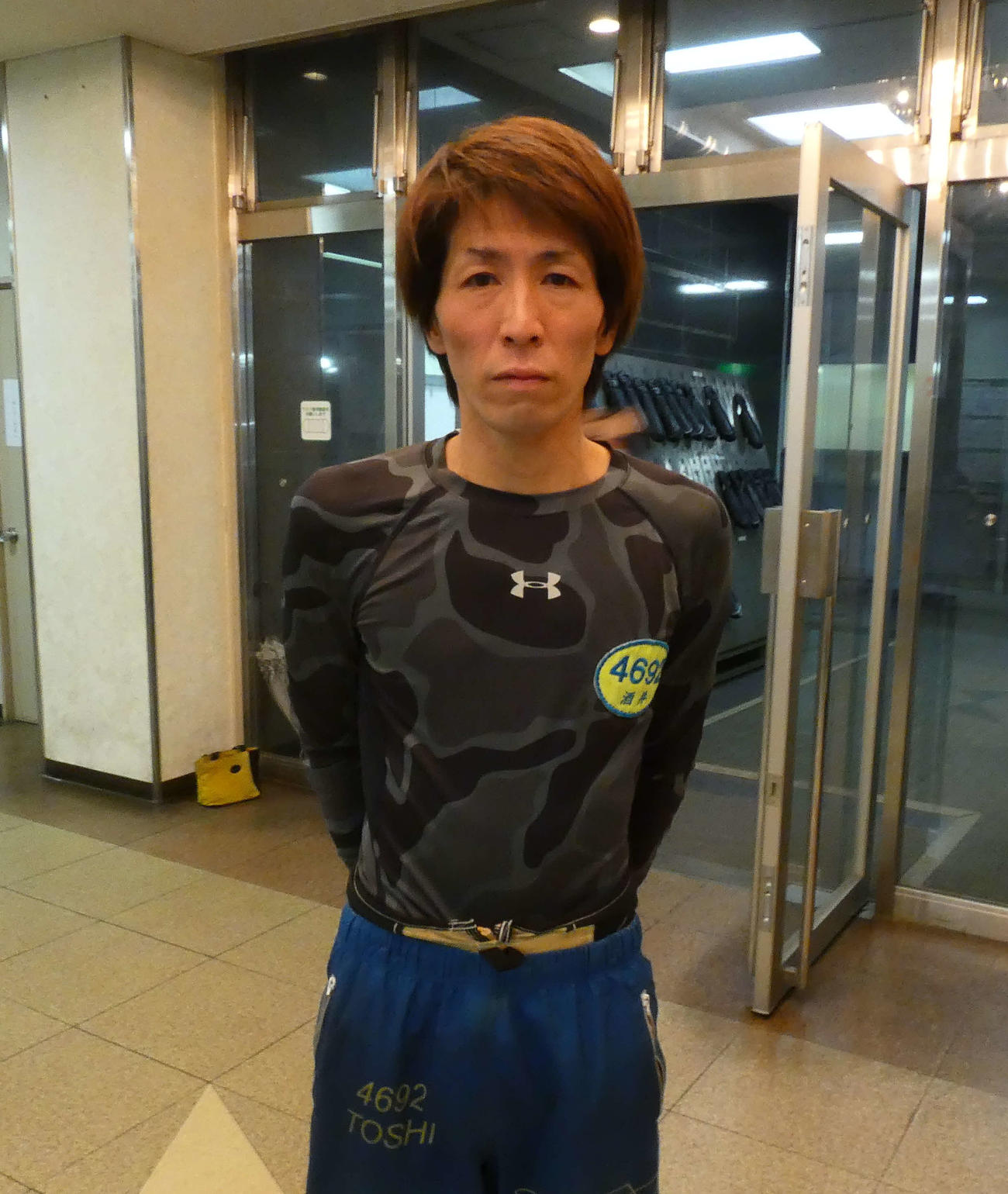 酒井俊弘は初日、白星スタートとした（撮影・前原一樹）