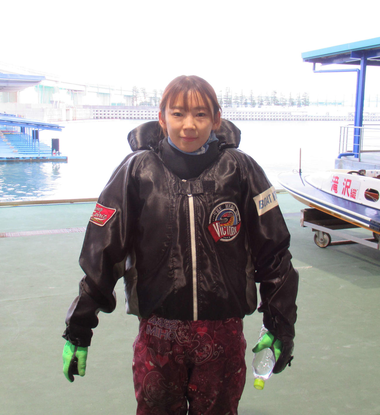 守屋美穂はこの日連勝を決め、準優12R1枠を手に入れた