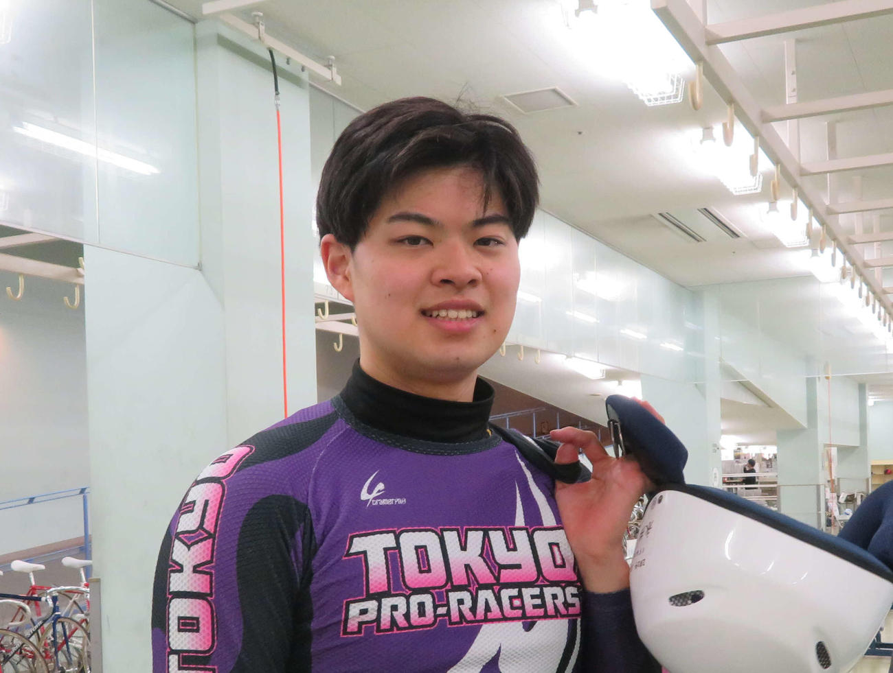 予選1R、先行して2着に粘った永井哉多（撮影・榎並義朗）