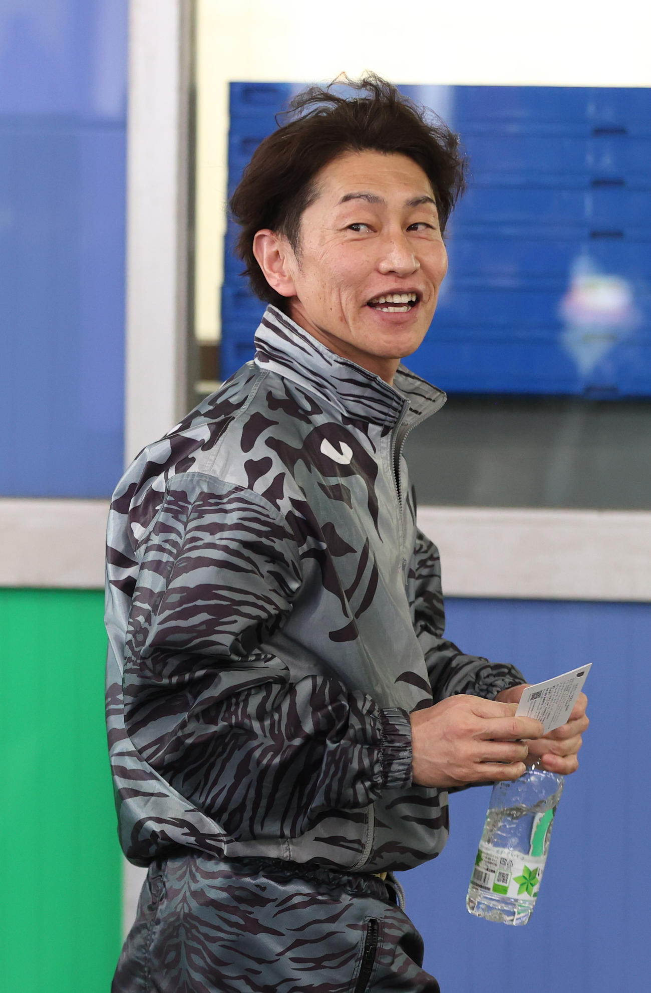 3日目予選11Rで1着の吉川元浩（撮影・柴田隆二）