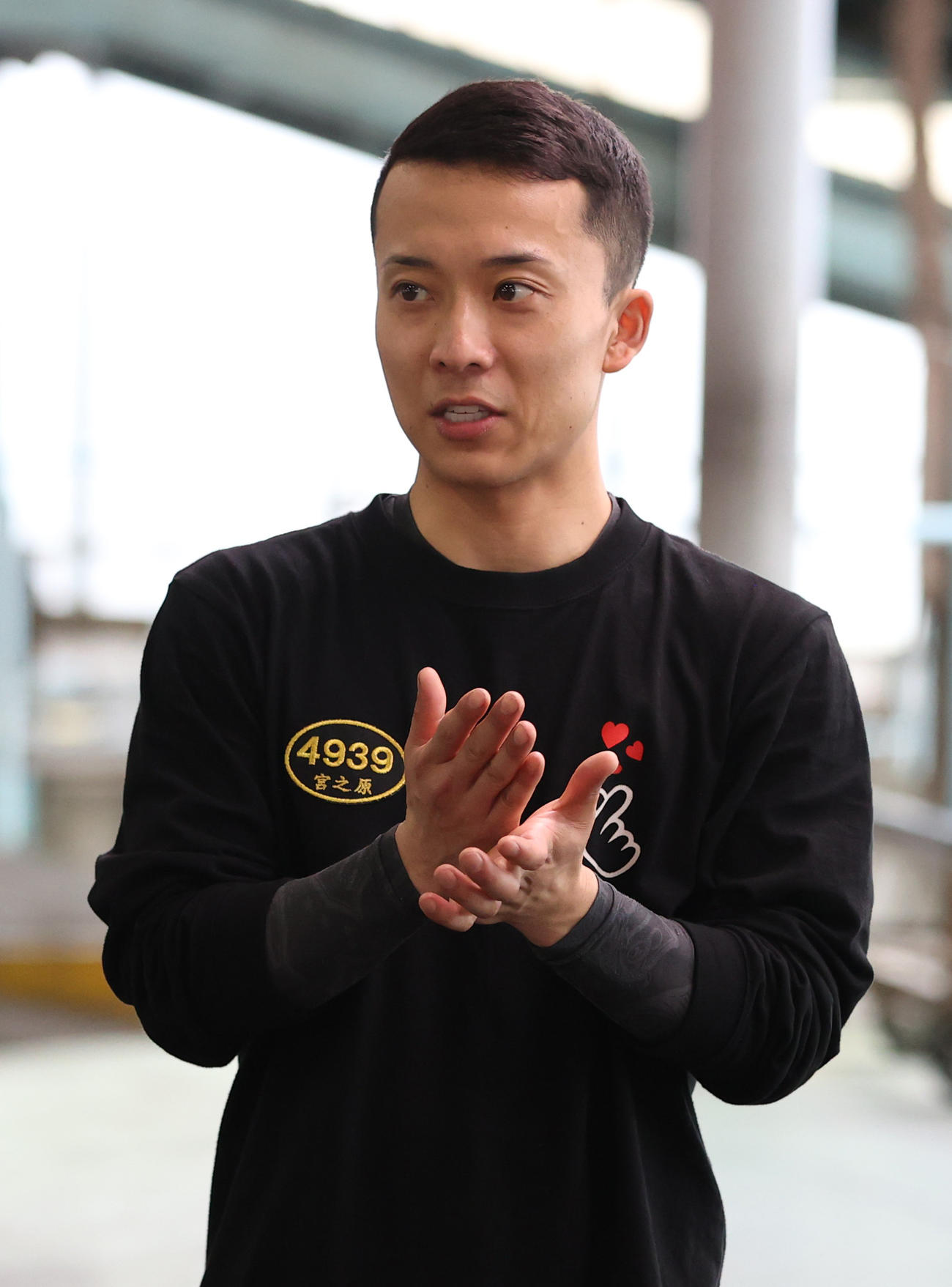3日目予選12Rで1着の宮之原輝紀（撮影・柴田隆二）