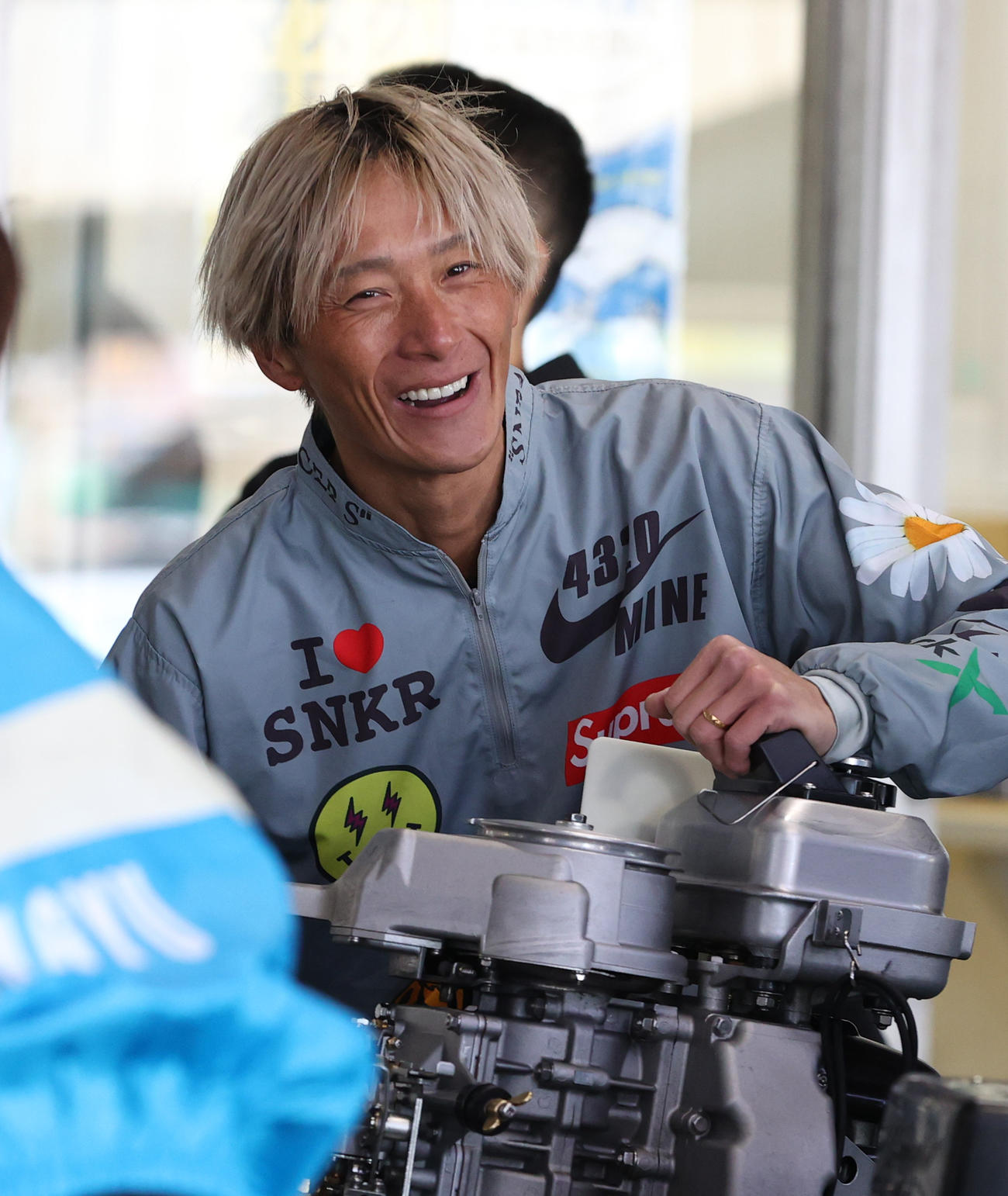 4日目予選6Rで2着の峰竜太（撮影・柴田隆二）