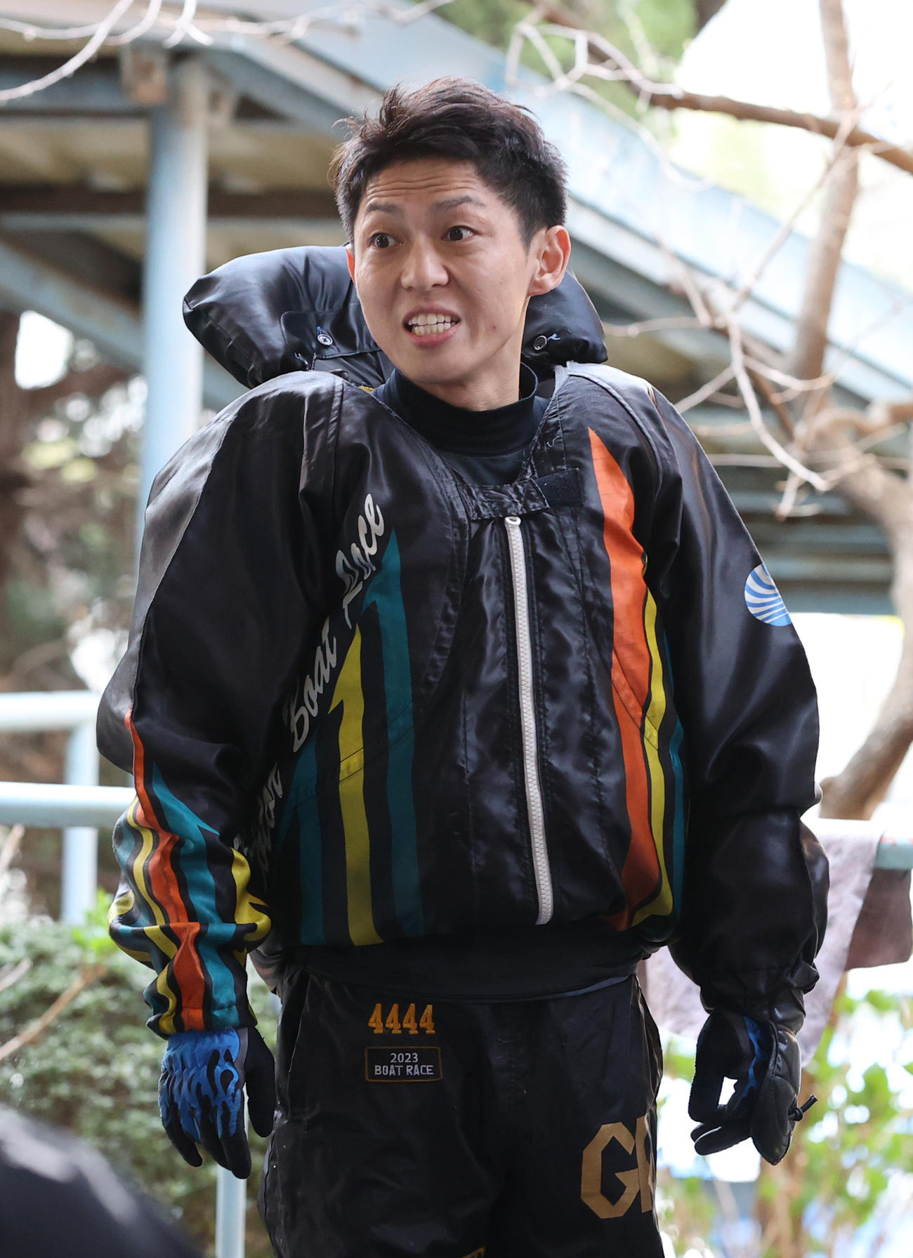 優勝戦は5号艇の桐生順平（撮影・柴田隆二）