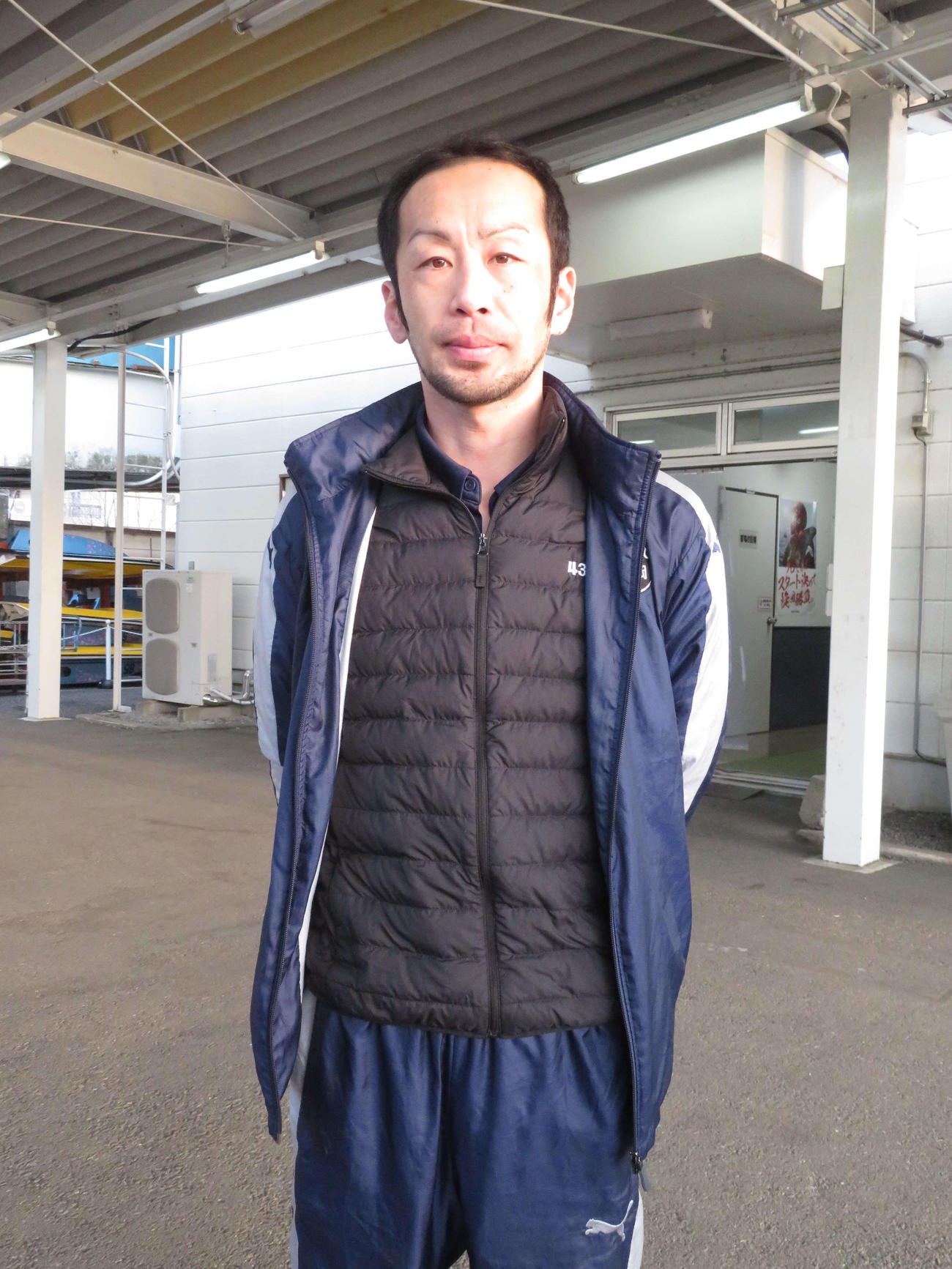 初日連勝スタートを切った船岡洋一郎