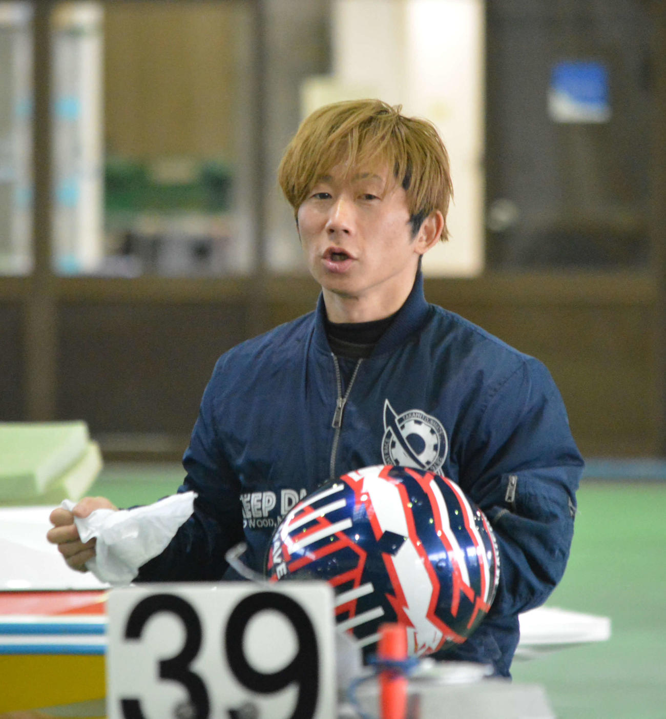 24場制覇を達成した中辻崇人（2024年3月撮影）