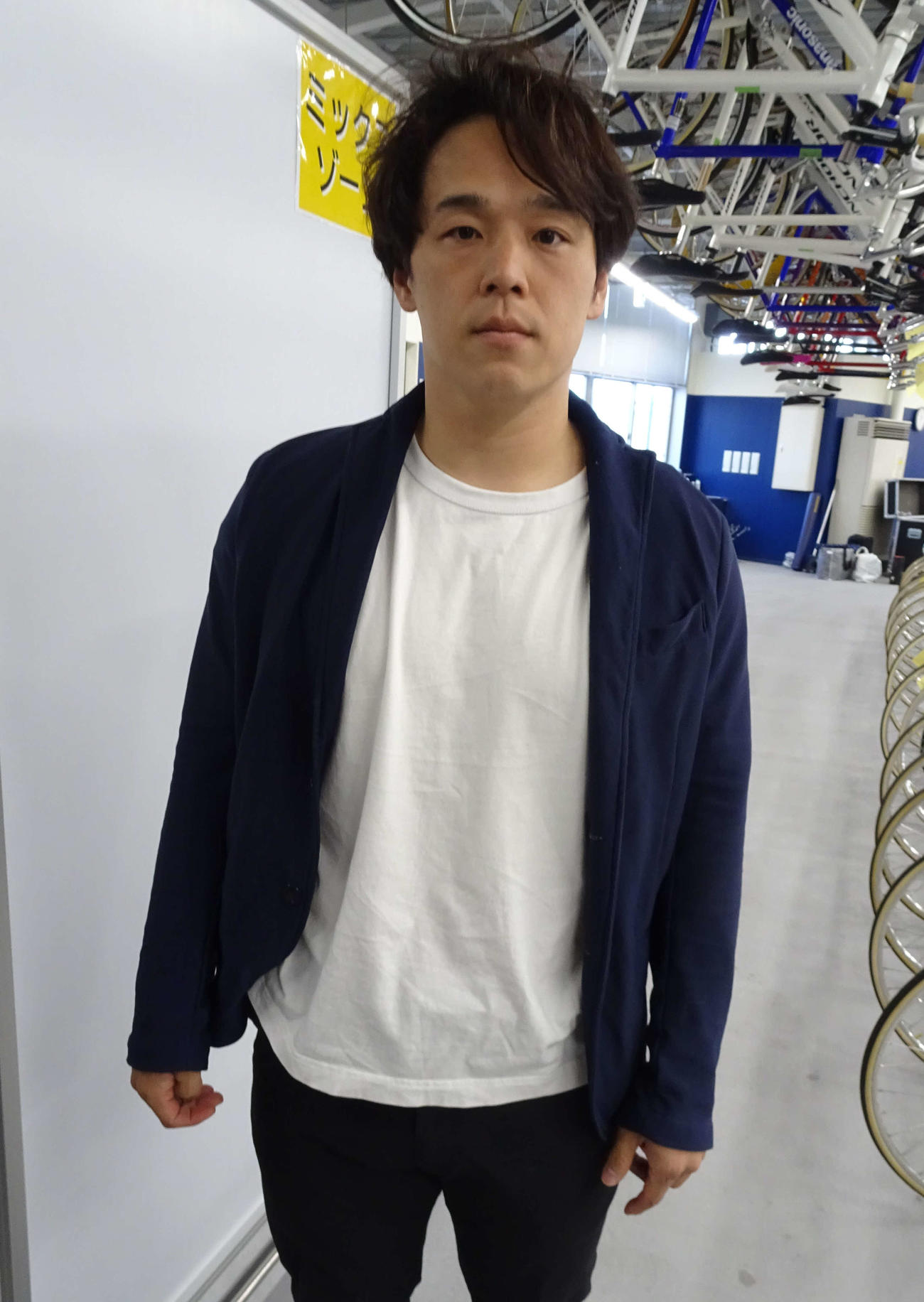 三谷竜生（2024年4月10日撮影）