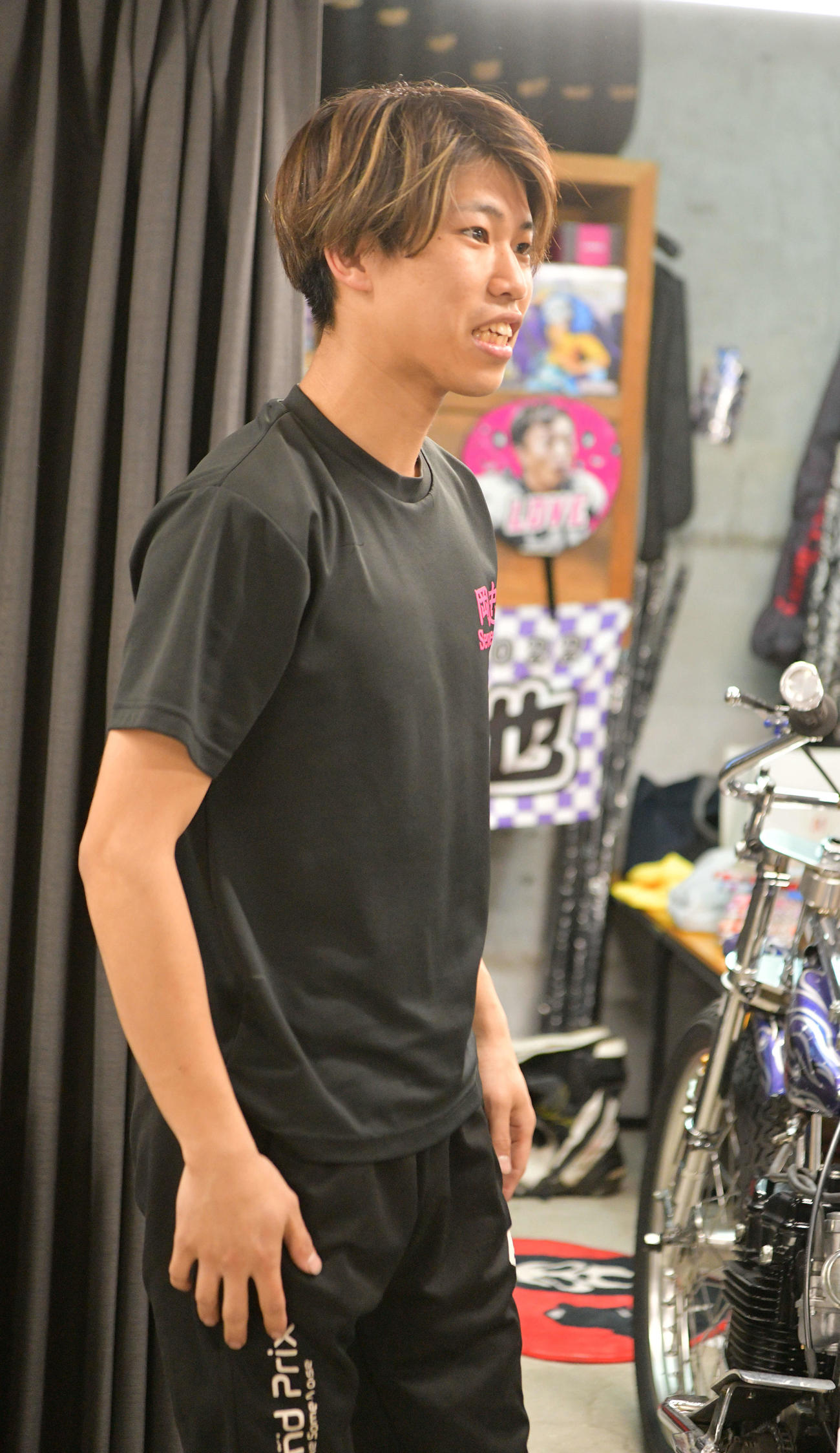 長田稚也が展開に影響されず追い込む