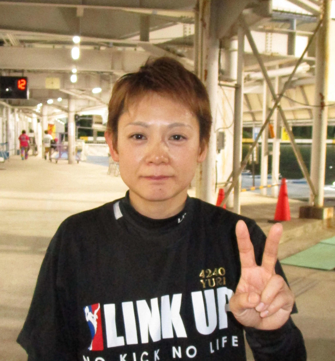 整備で足を上向かせ、初日2連対発進の今井裕梨（撮影・安井雅彦）
