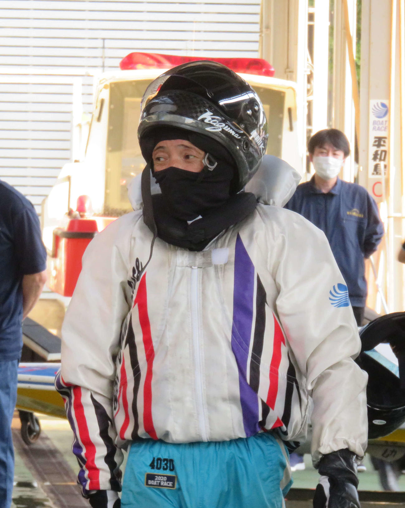 森高一真は12R平和島選抜を逃げ切って初日連勝発進も、ヘルメットをすぐには脱がない辺りに機力へのもどかしさを垣間見せた