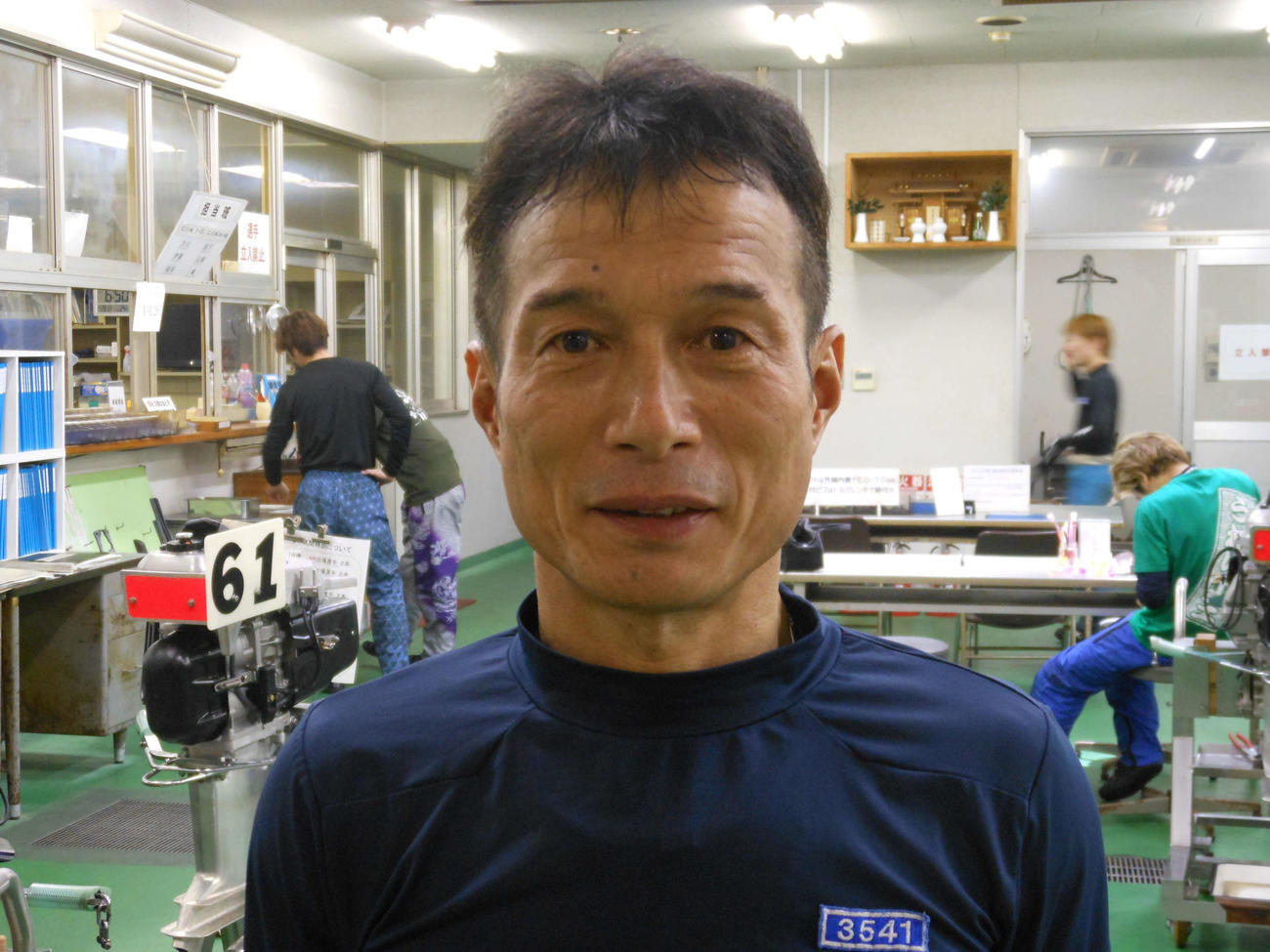 三嶌誠司が12Rドリーム戦の1枠に座る