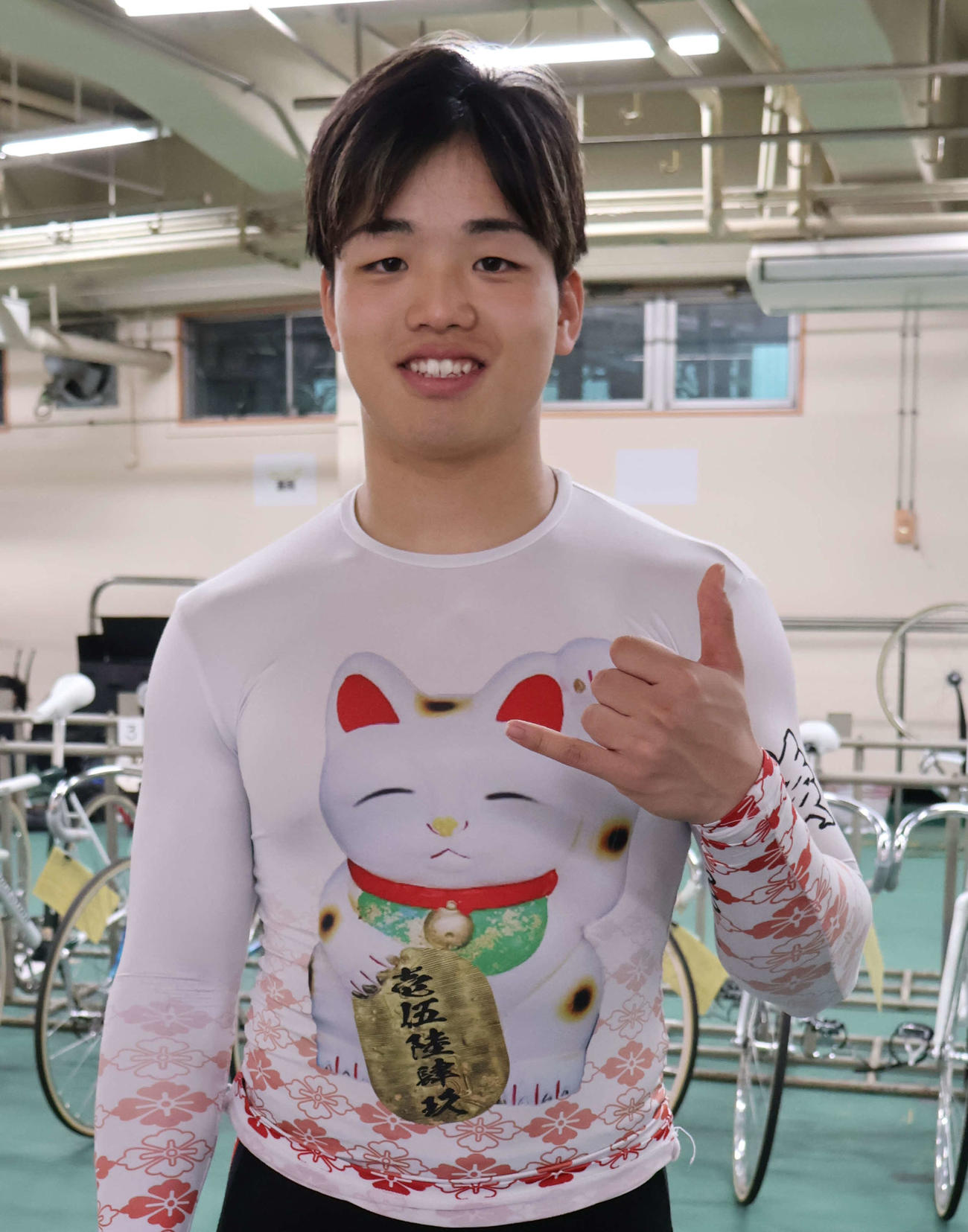後藤大輝が番手の柴崎淳を振り切って逃げ切りを狙う（撮影・山田敏明）