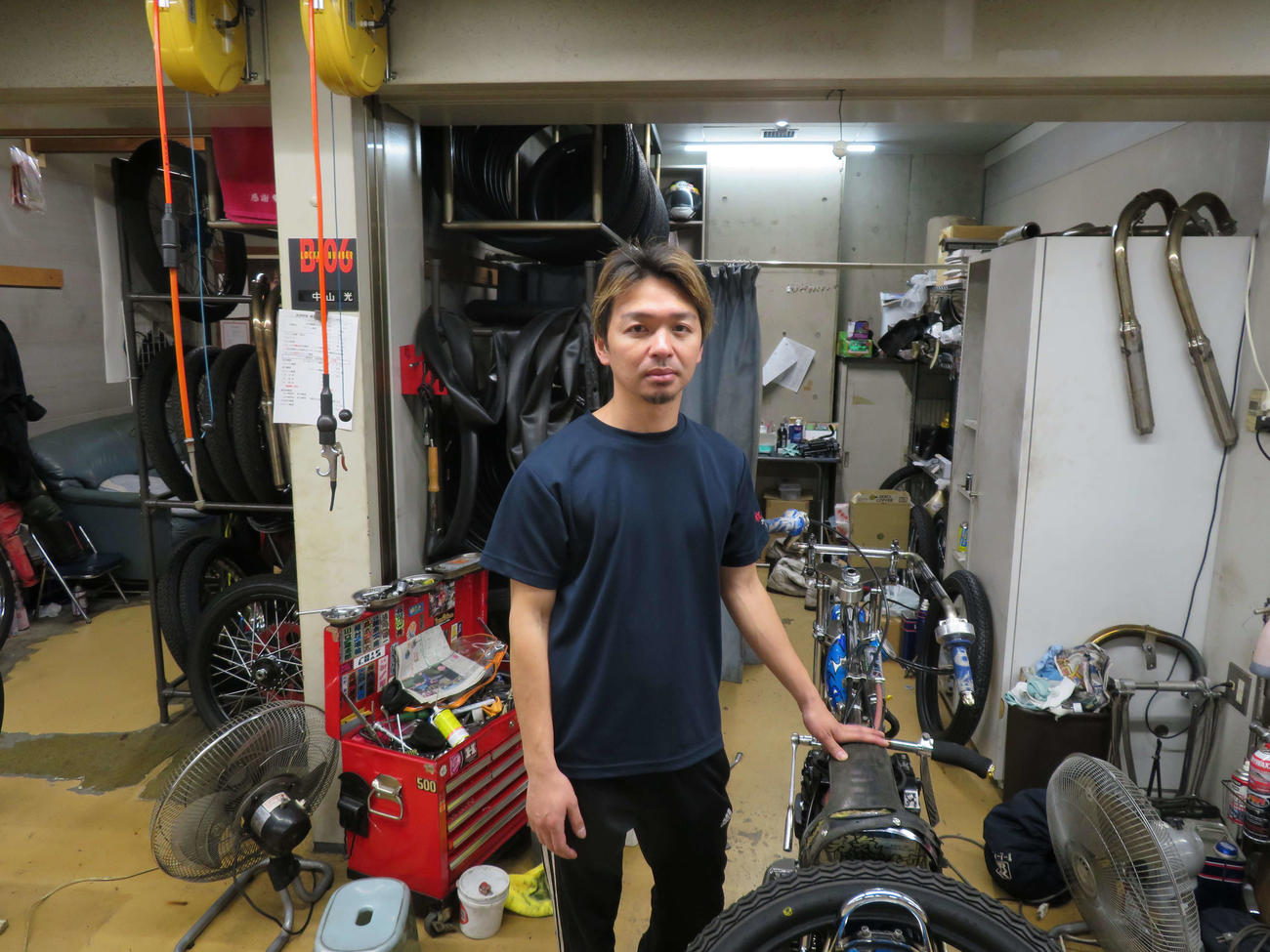 地元の快速派レーサー中山光が2戦目に挑む（撮影・小川将司）