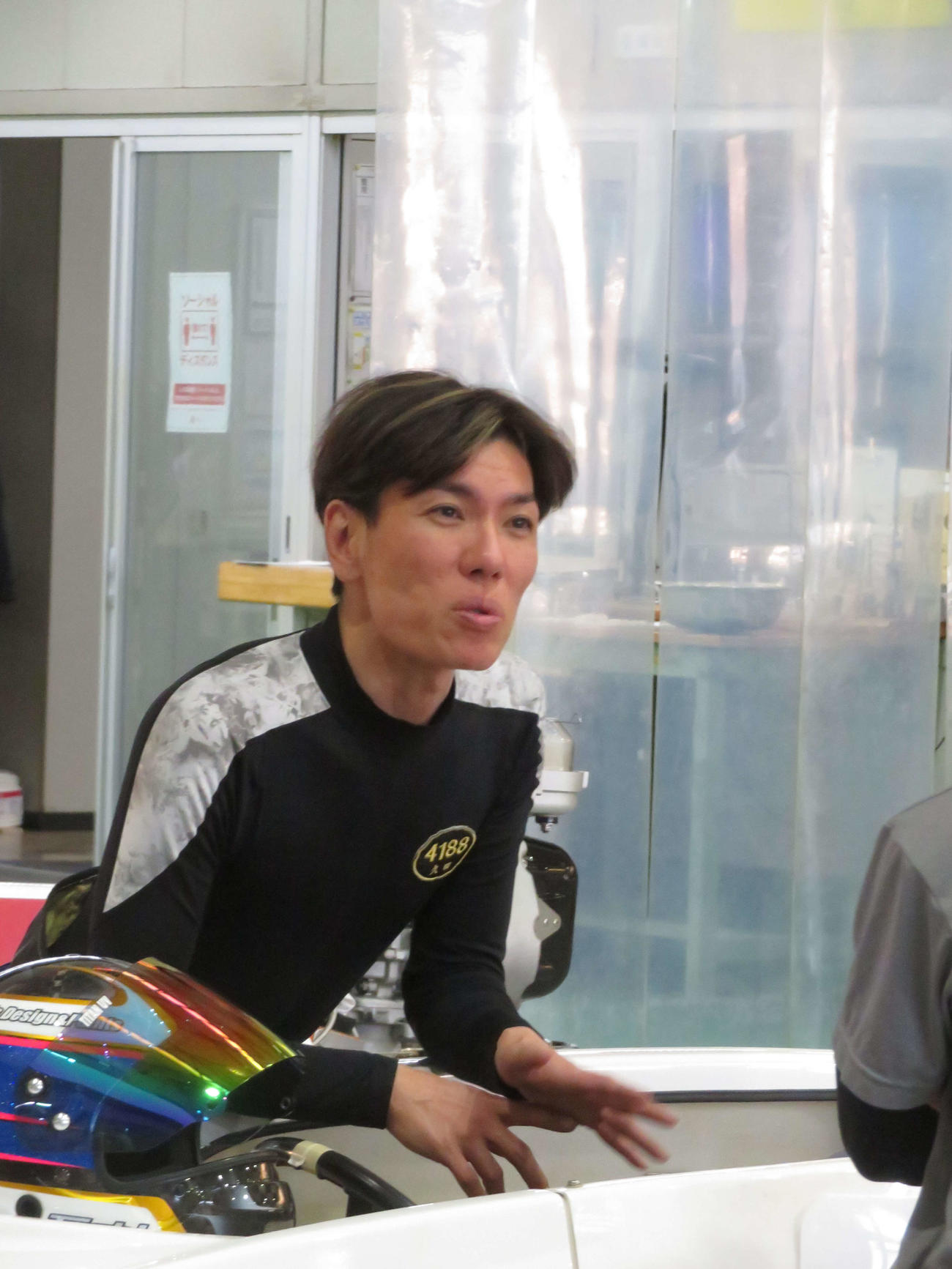 準優10Rを勝利して優勝戦の絶好枠を手にした久田敏之