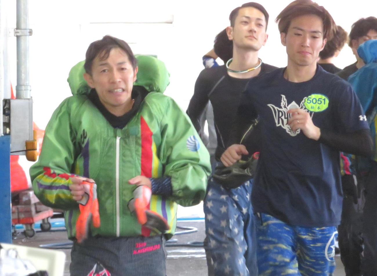 5日目8Rで妻・原加央理とのワンツー決着を決めた西村勝
