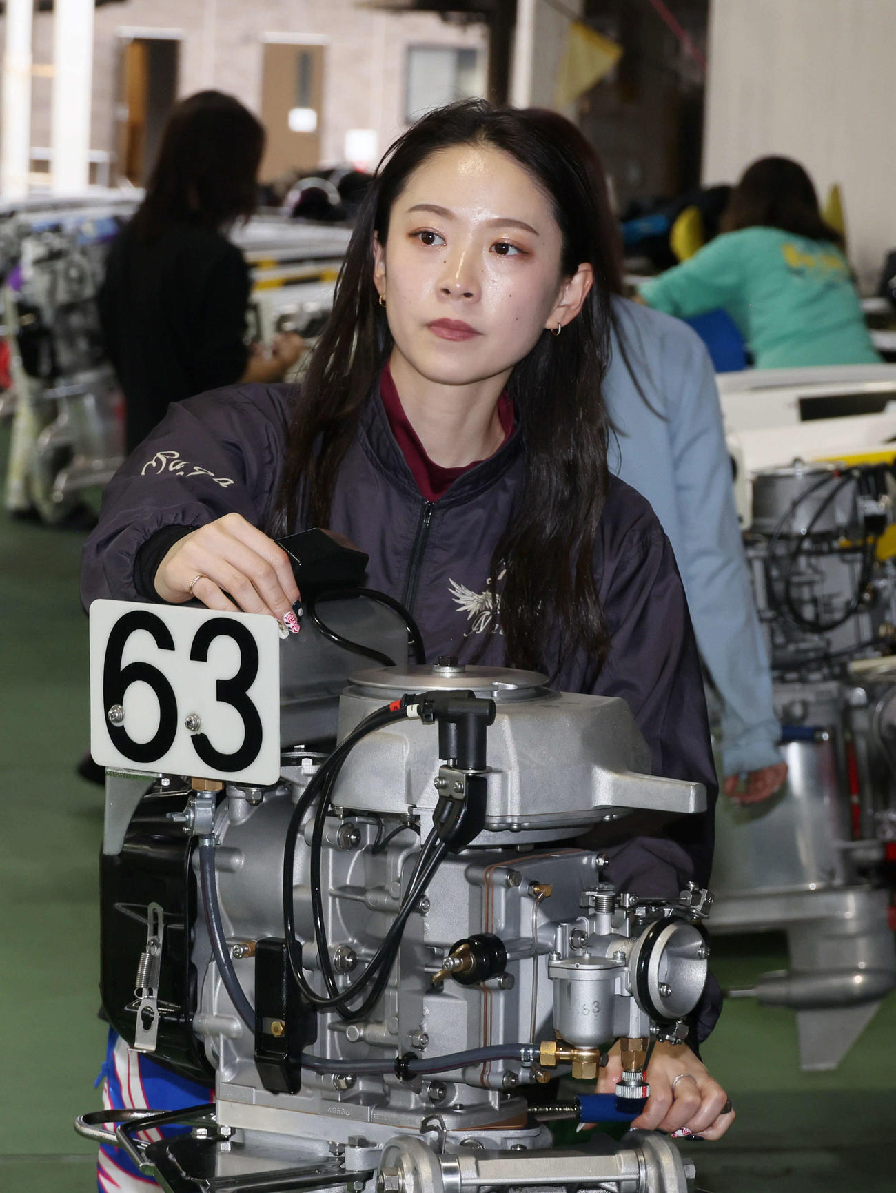 レディースオールスター前検　野田なづき5118（撮影・加藤孝規）