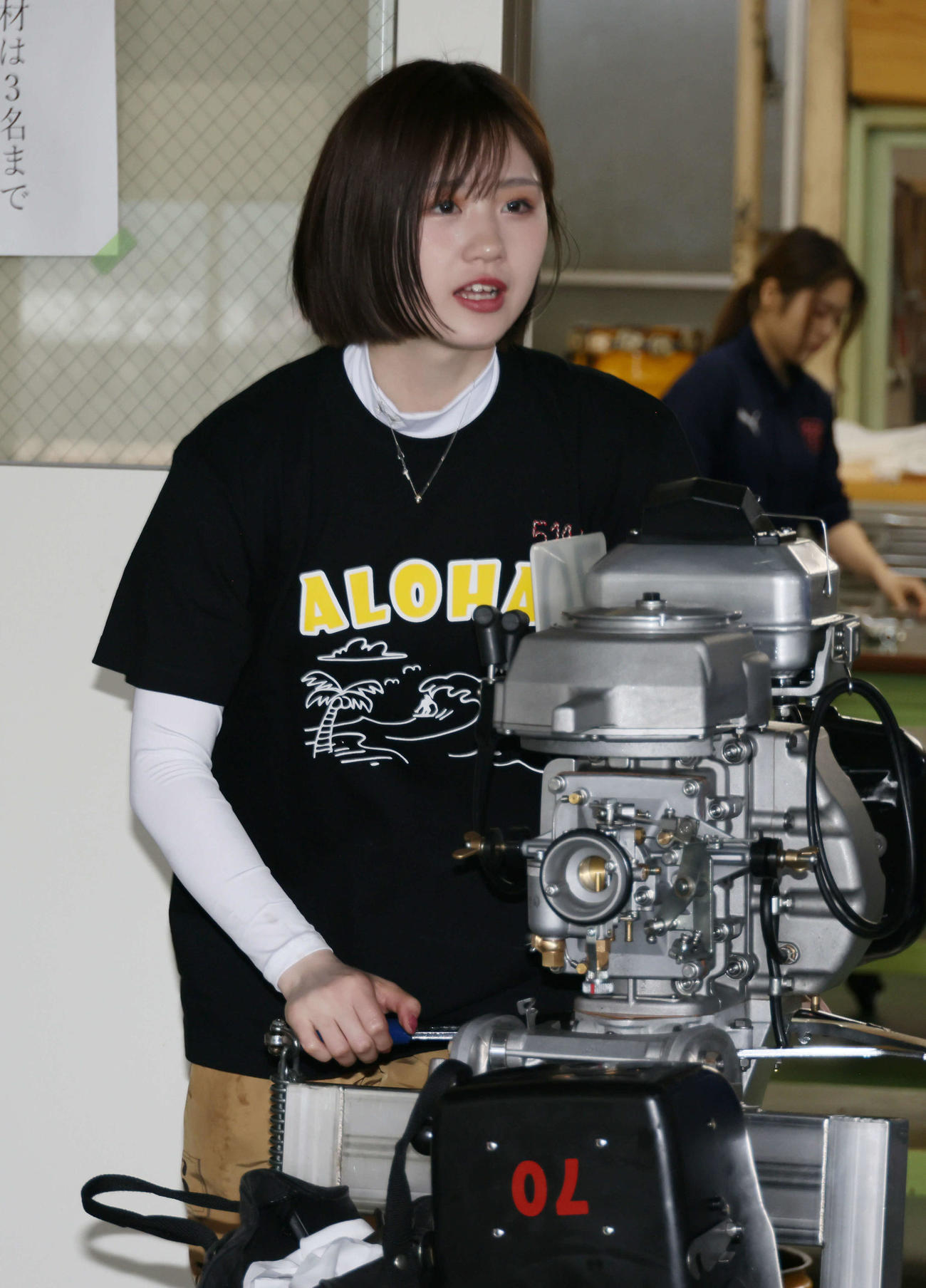 レディースオールスター前検　野田彩加5146（撮影・加藤孝規）