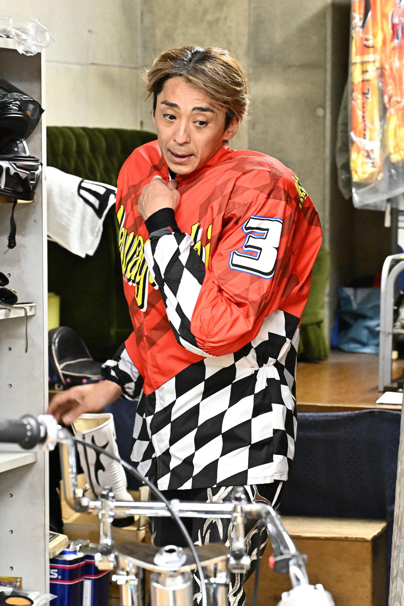 レースを終え悔しげな森（撮影・滝沢徹郎）