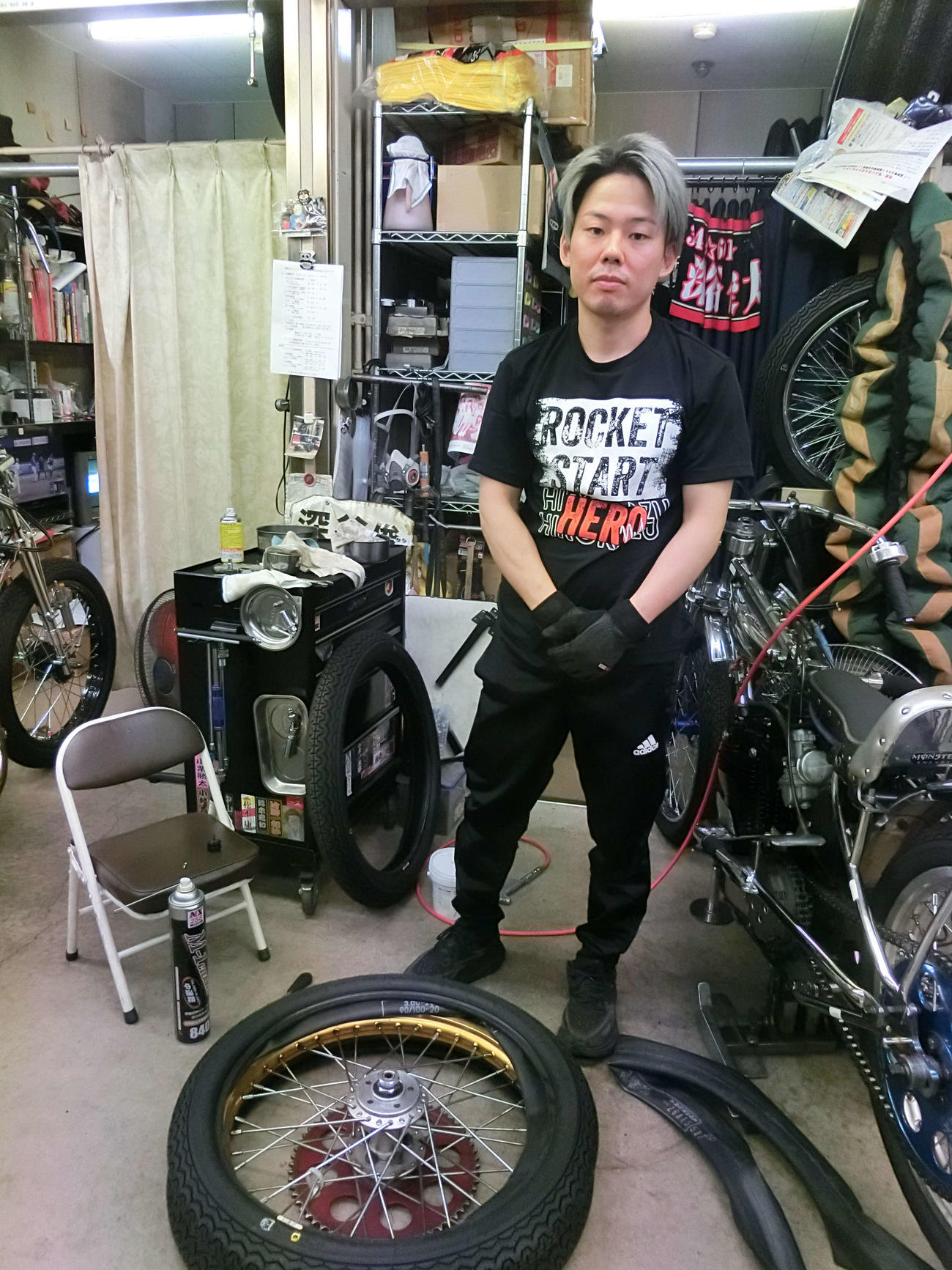 地元の深谷俊太はヘッド交換で動きを良化させた（撮影・海老原実）