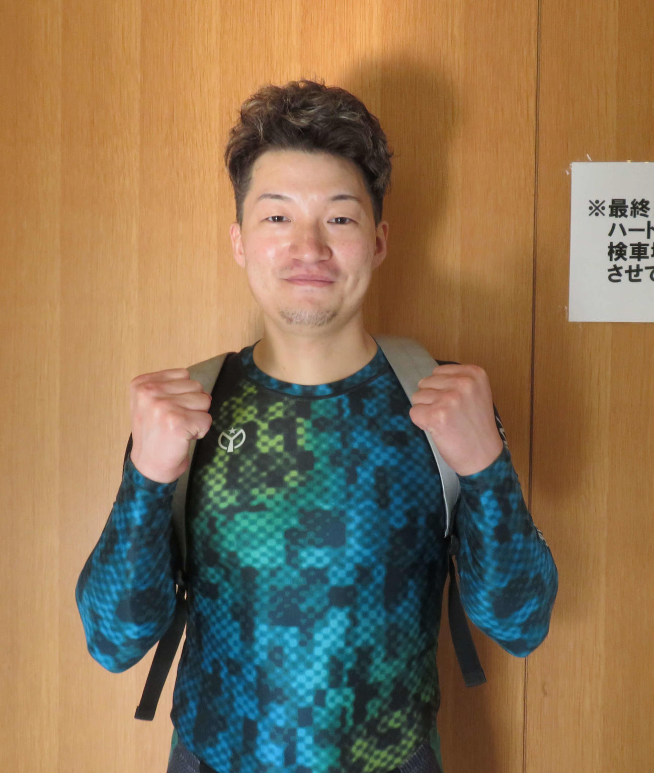 28歳の誕生日に勝利を挙げた地元八嶋稔真（撮影・栗田文人）