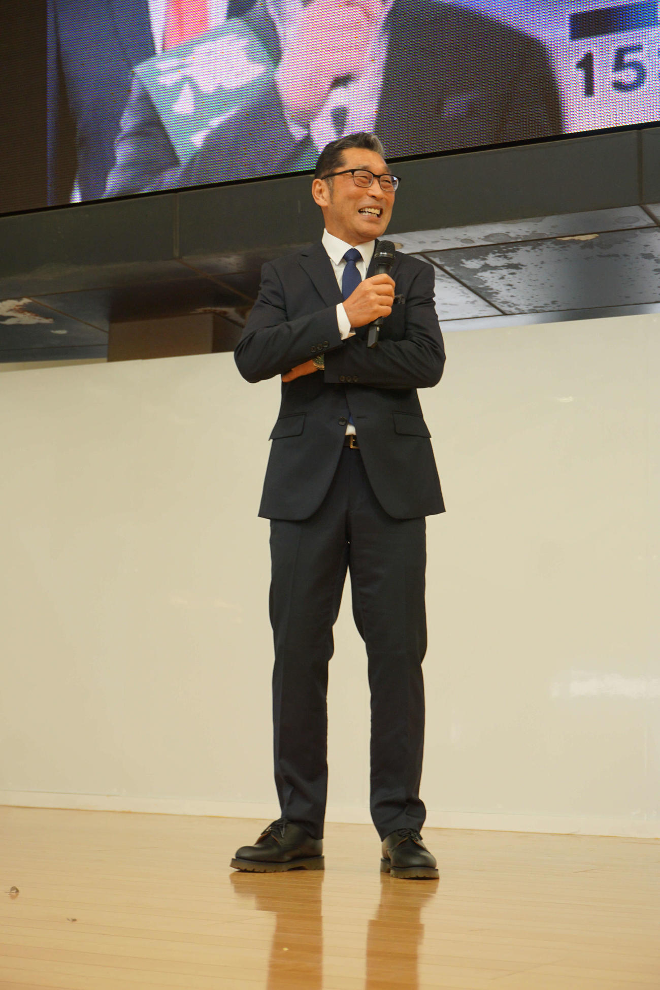滝沢正光所長がトークショーを行った