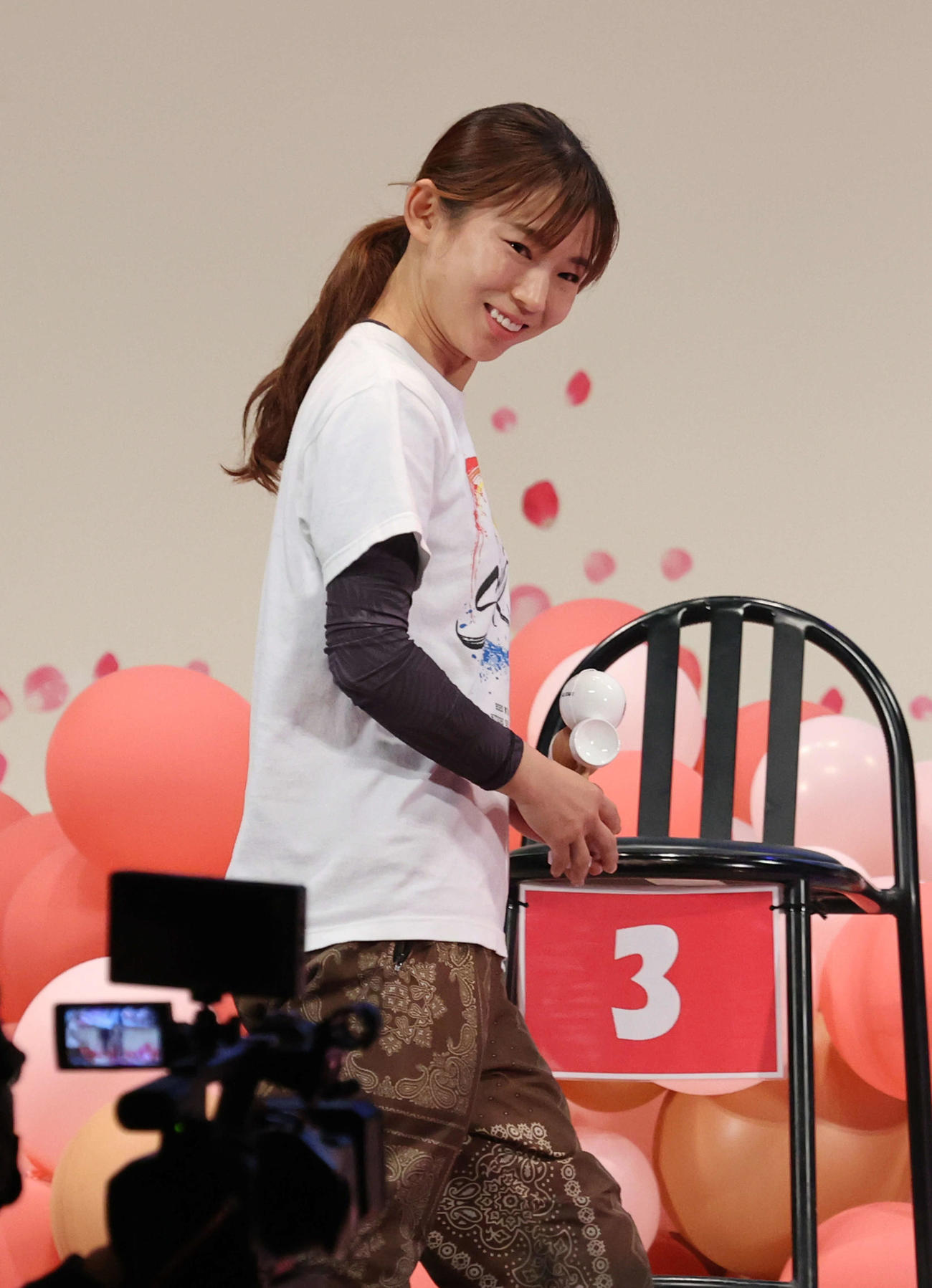 レディースオールスター6日目　優出者インタビュー　会場をあとにする守屋美穂4482（撮影・加藤孝規）