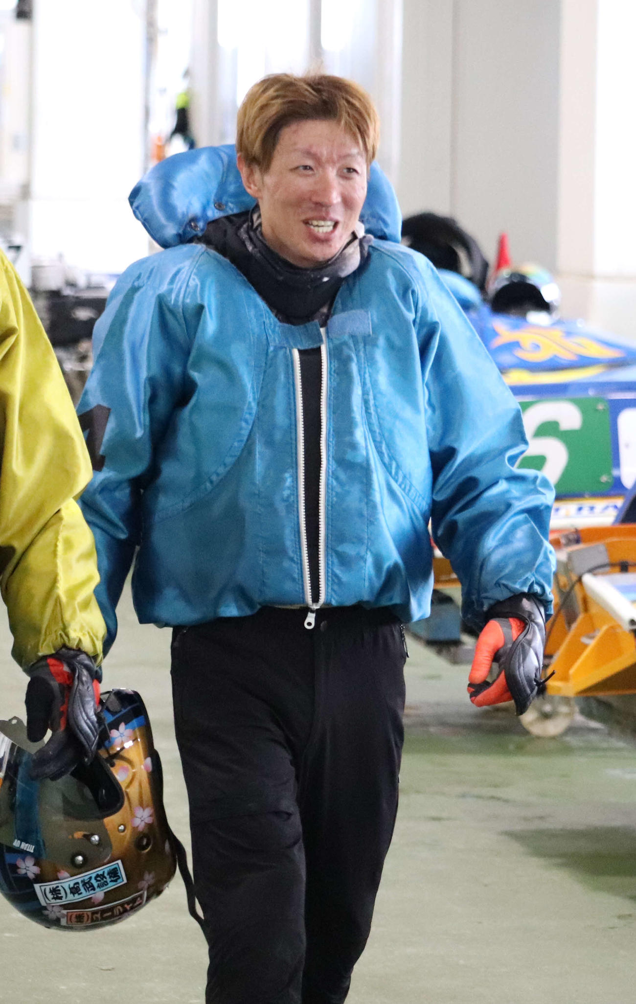 森作雄大が初日連勝。笑顔でピットに帰ってきた
