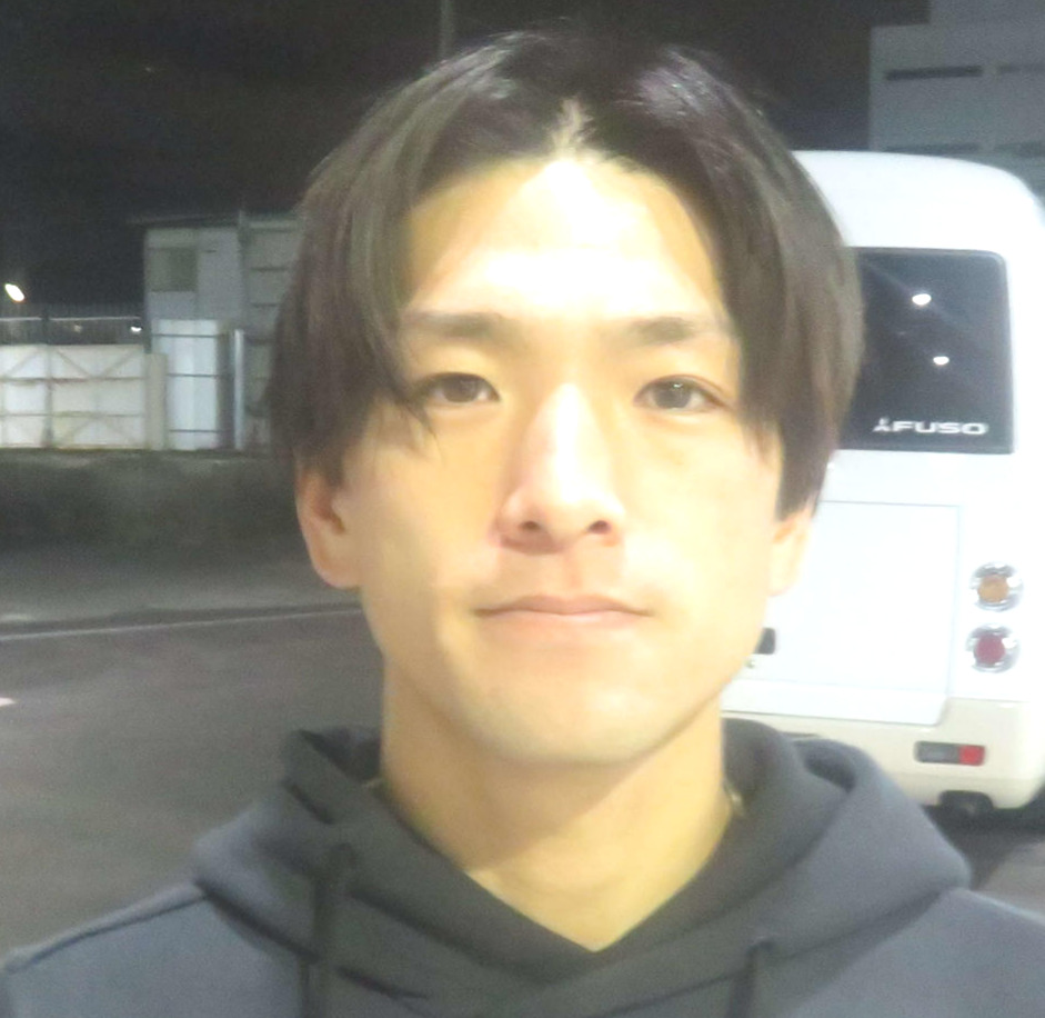馬野耀（2024年2月7日撮影）