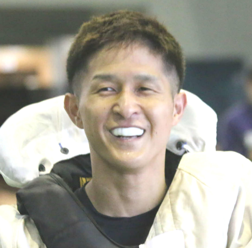 岡村将也（2024年2月9日撮影）