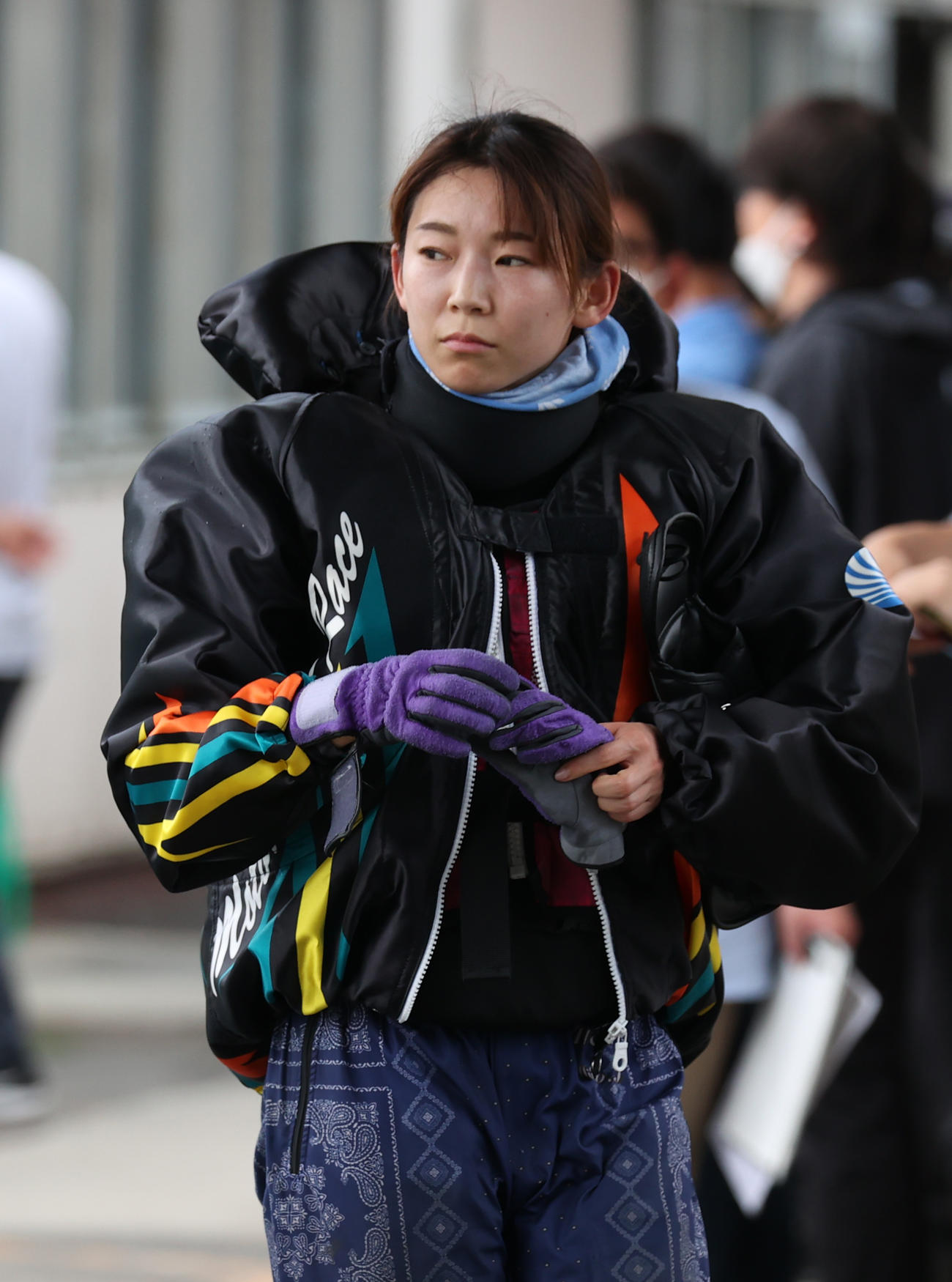 予選6Rで2着の守屋美穂（撮影・柴田隆二）