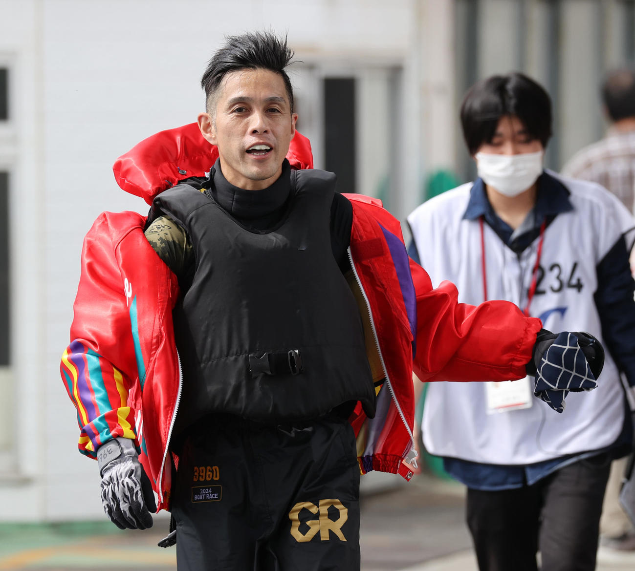 予選7Rで1着の菊地孝平（撮影・柴田隆二）