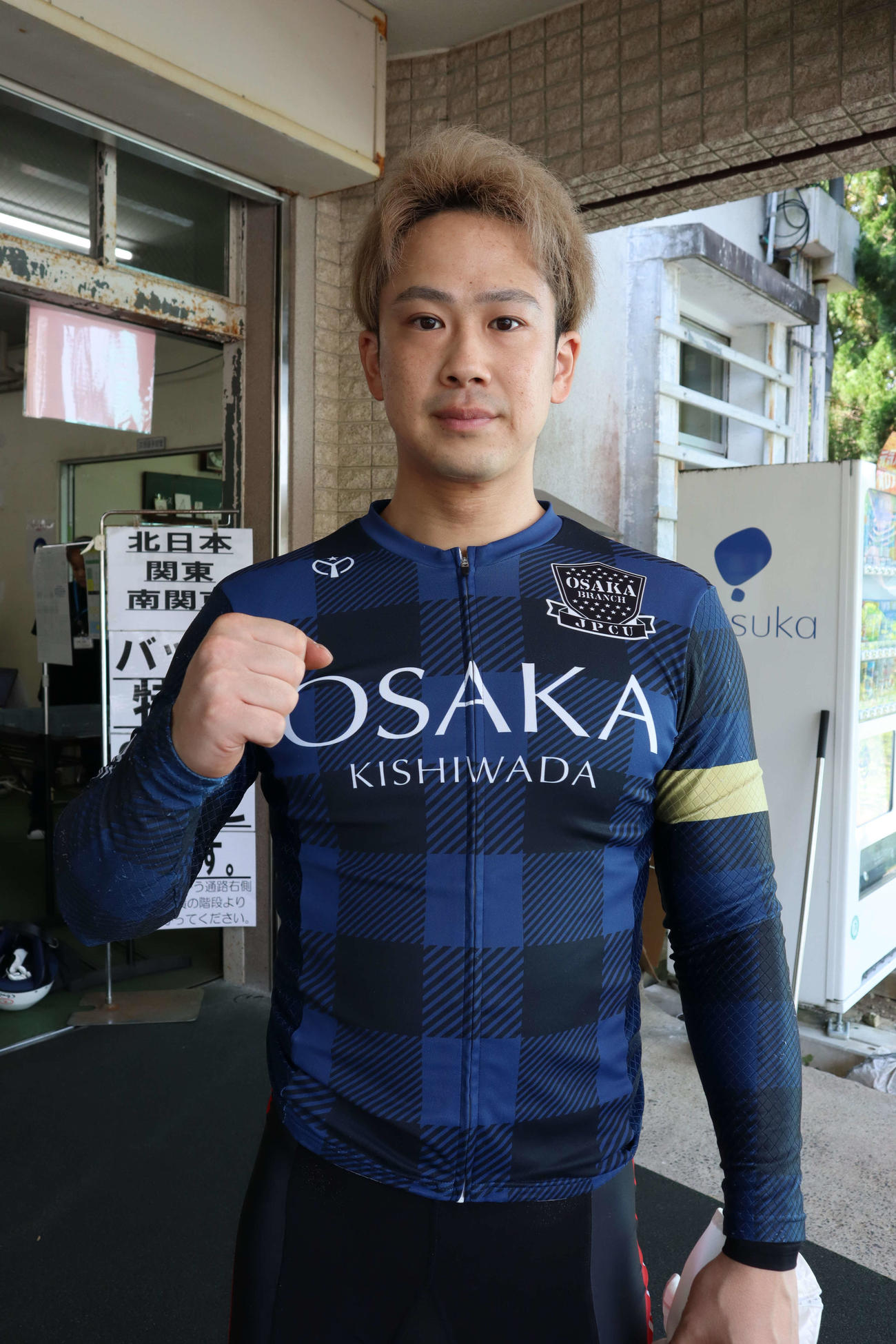 大石崇晴は初の1班を前に点数アップを狙う（撮影・音無剛）