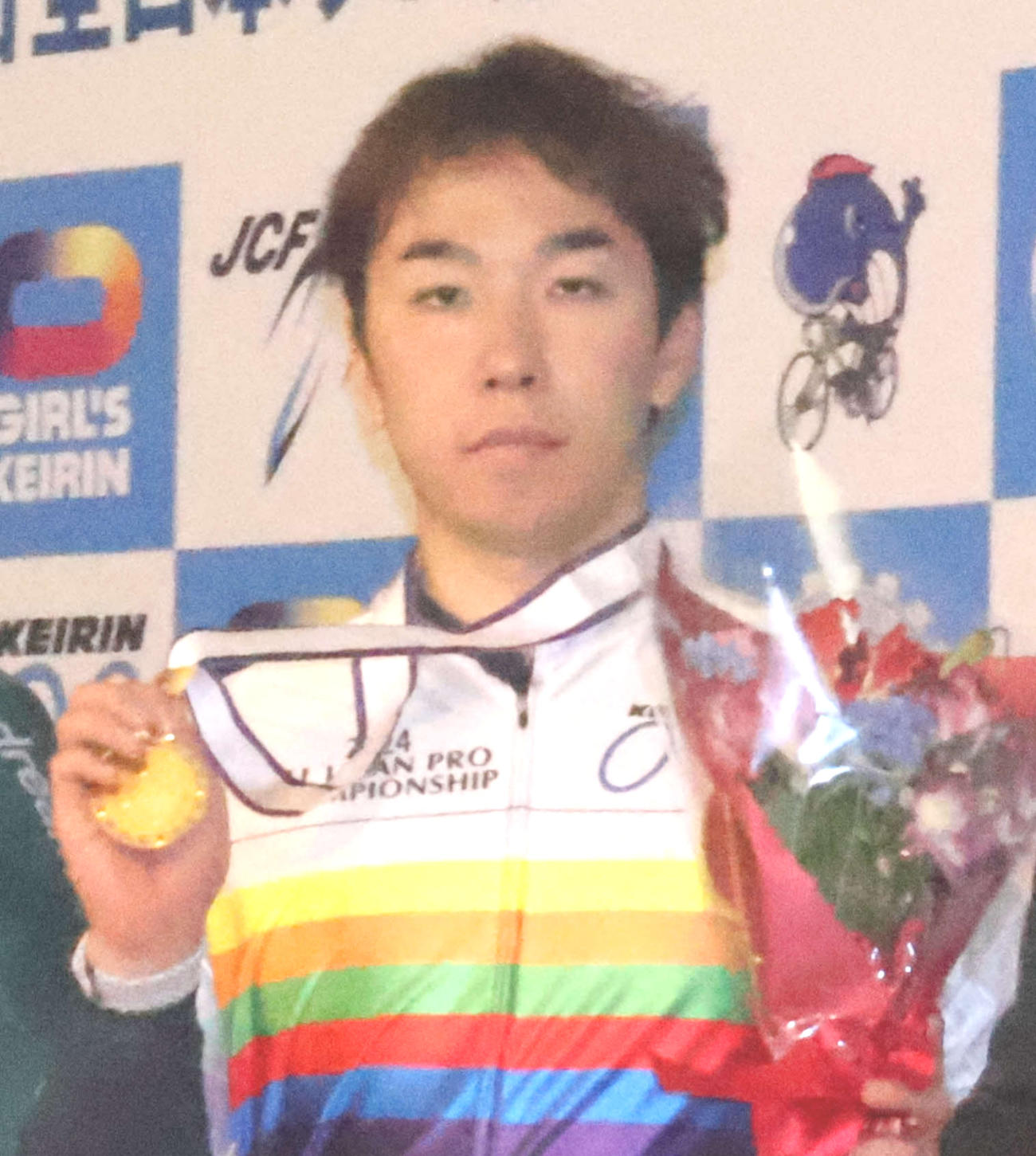1キロTTで自身の持つ大会記録を更新した菊池岳仁