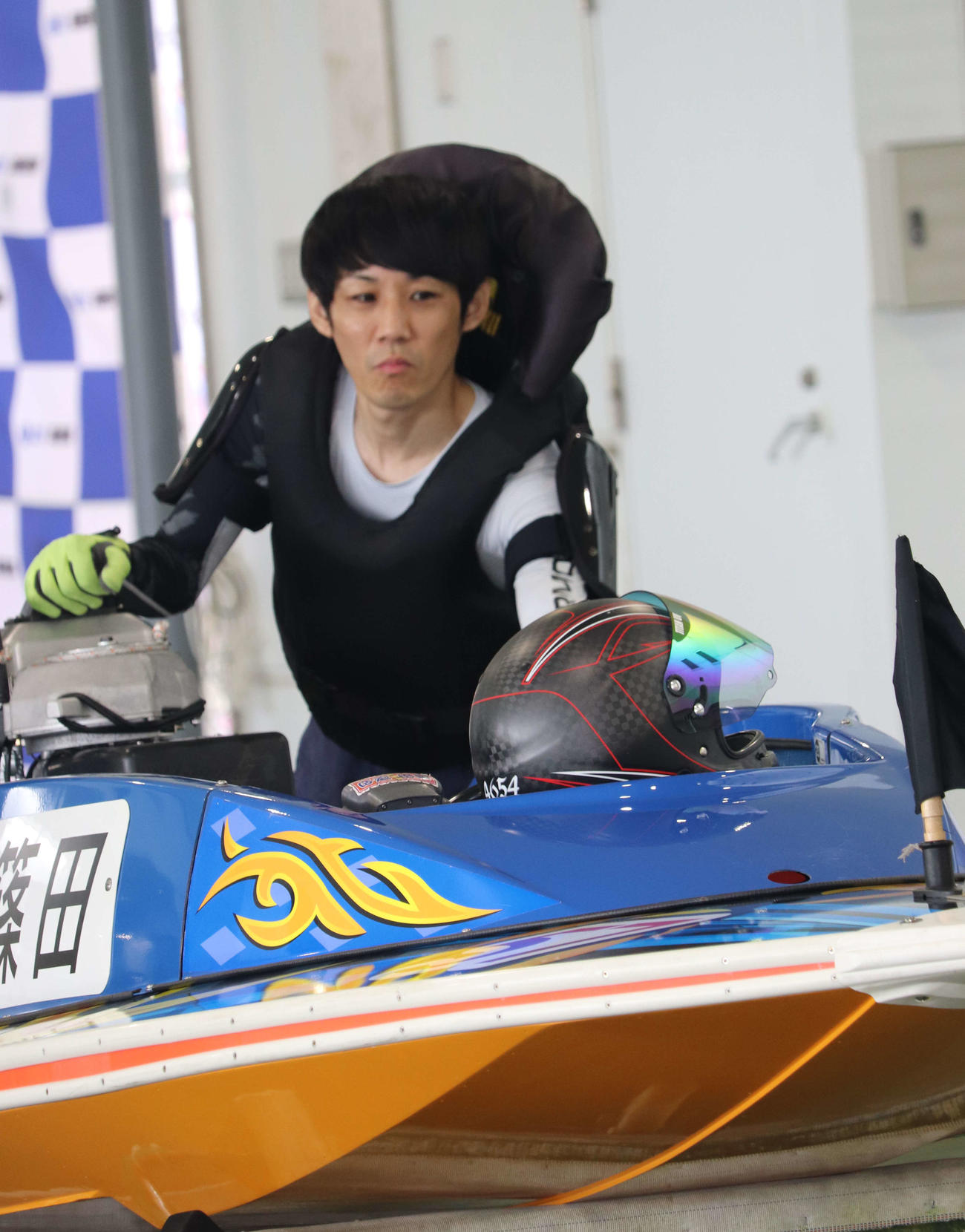 篠田優也が2着2本と好発進を決めた（撮影・神田成史）