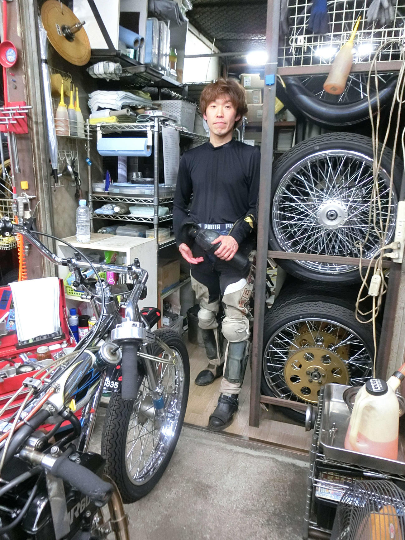 押田和也はスタートを決めて逃げ切りを狙う（撮影・海老原実）