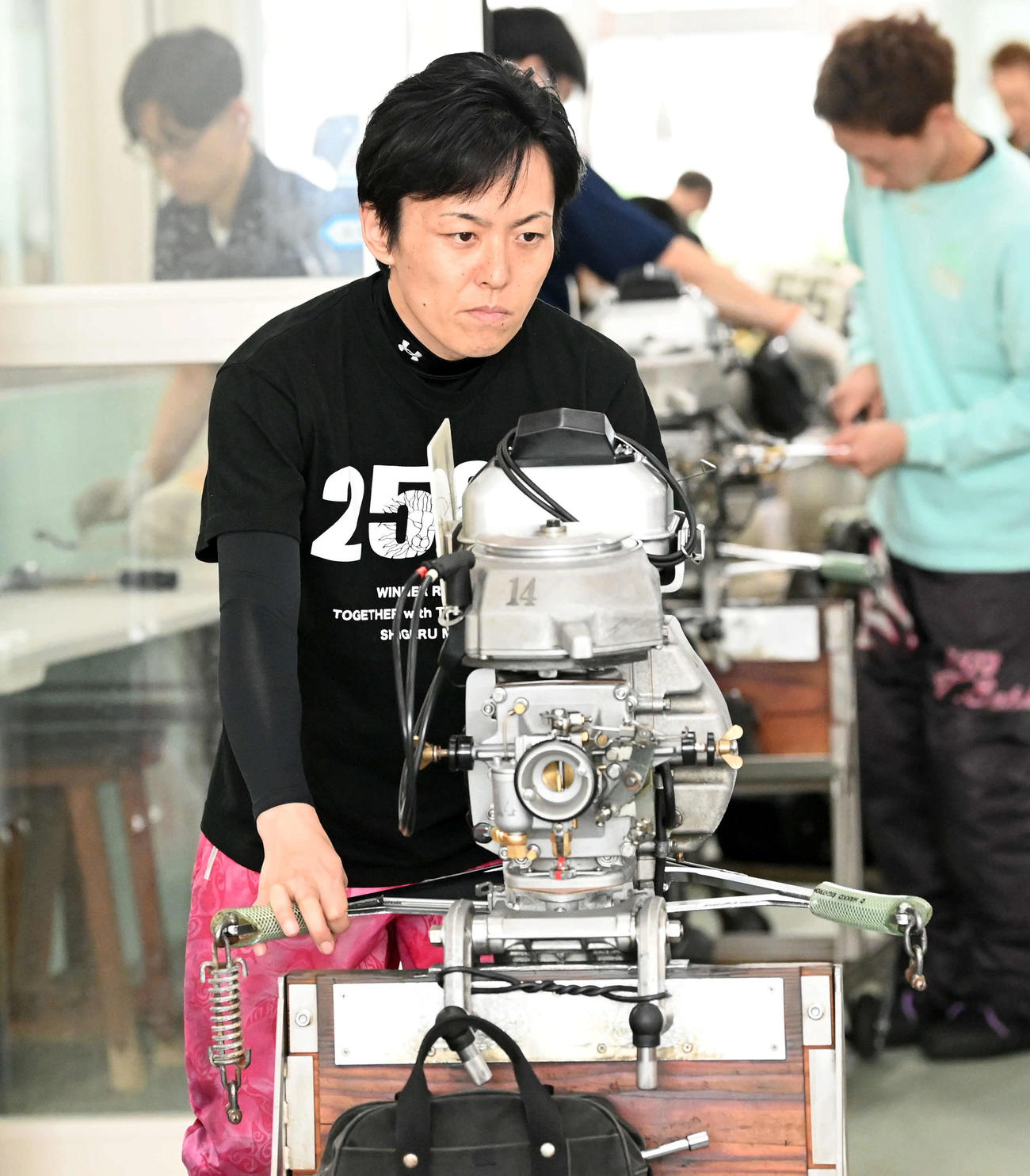 地元の柳沢一が2日目も大暴れだ！（撮影・前岡正明）