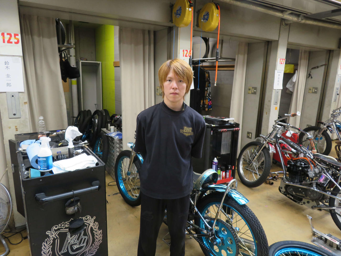 脅威的なアベレージを継続している鈴木圭一郎が登場（撮影・小川将司）