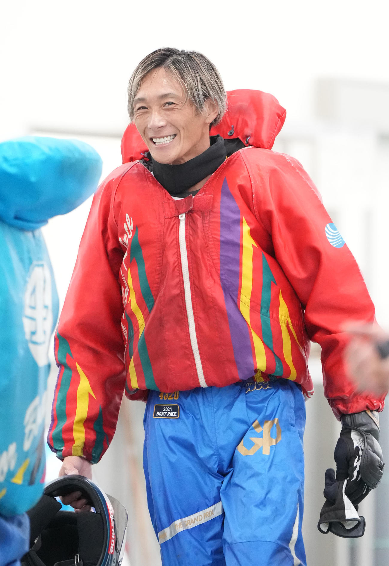 第11R、1着で明日の優勝戦へ挑む峰竜太（撮影・森本幸一）