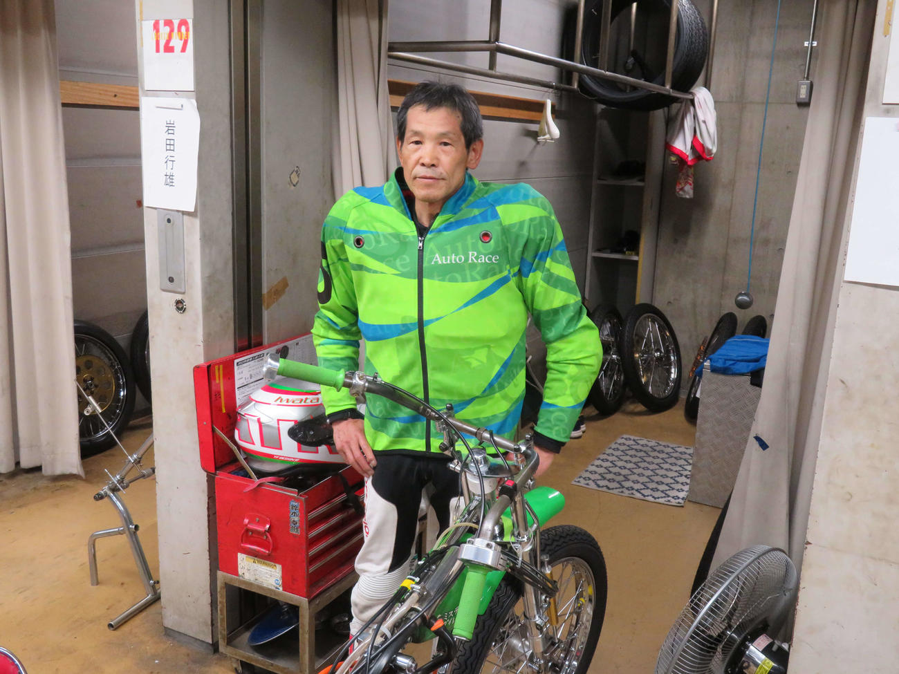 史上3人目となる通算1600勝を達成した岩田行雄（撮影・小川将司）