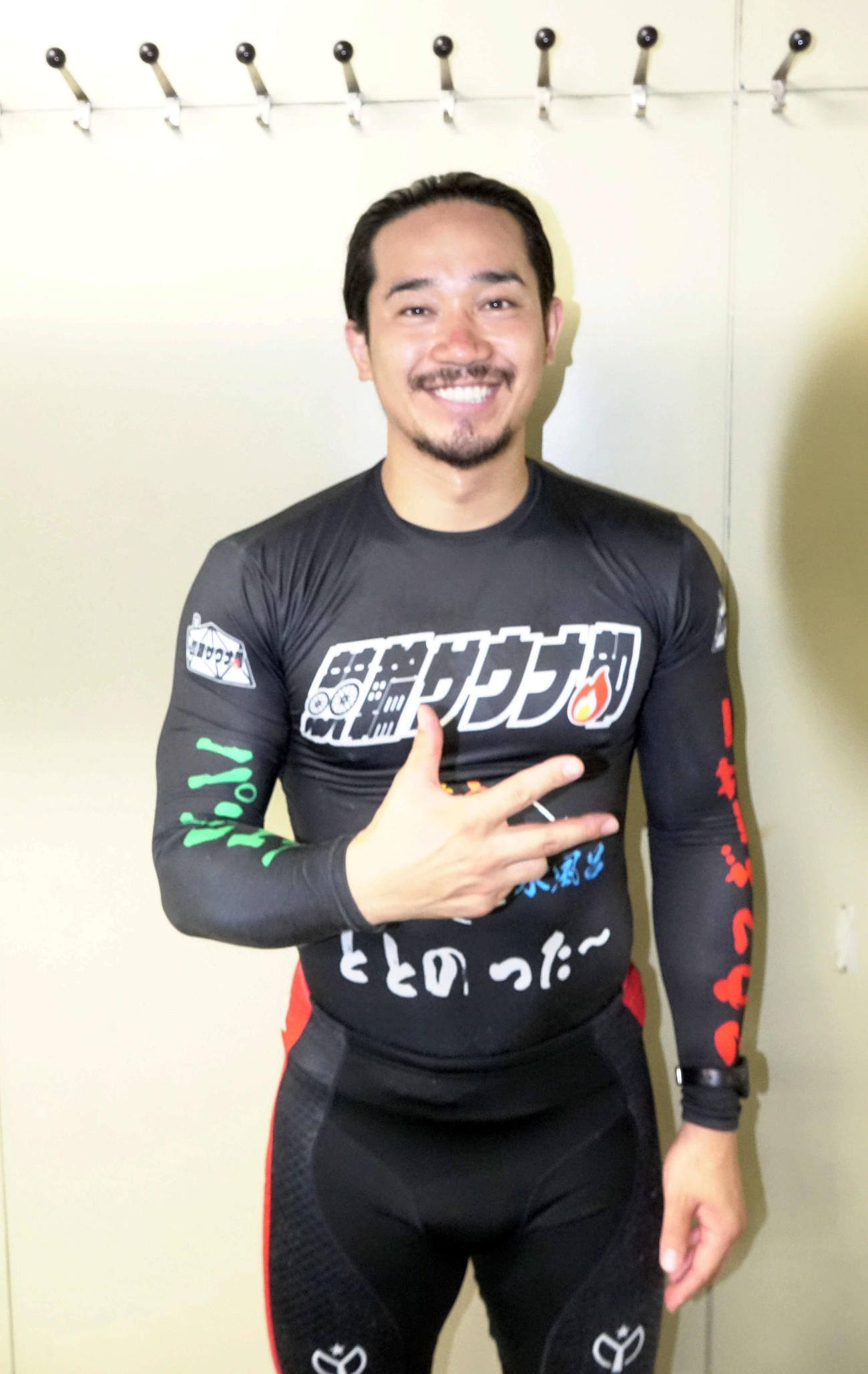 車で弥彦競輪場へ向かう道中、倒れている男性を救助した遠藤勝弥